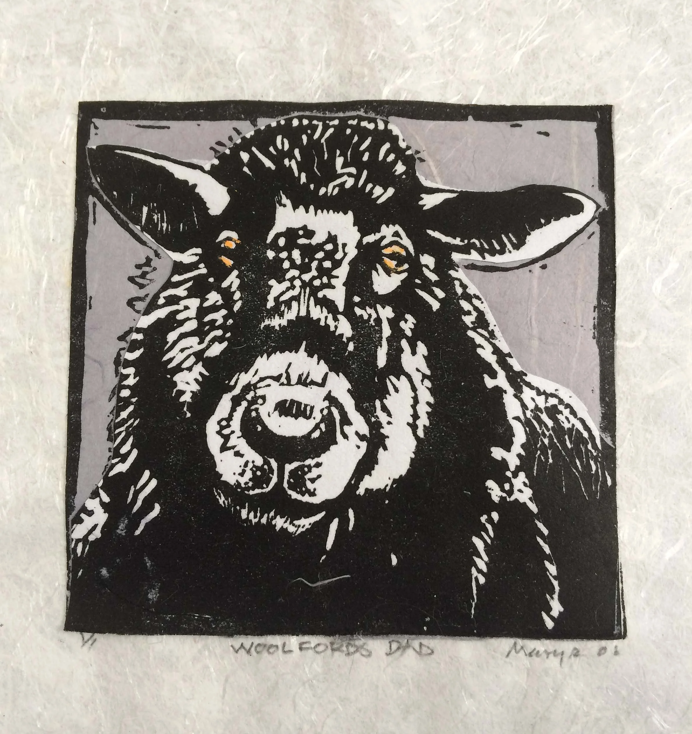 Mary Romanuck "Woolford's Dad" print