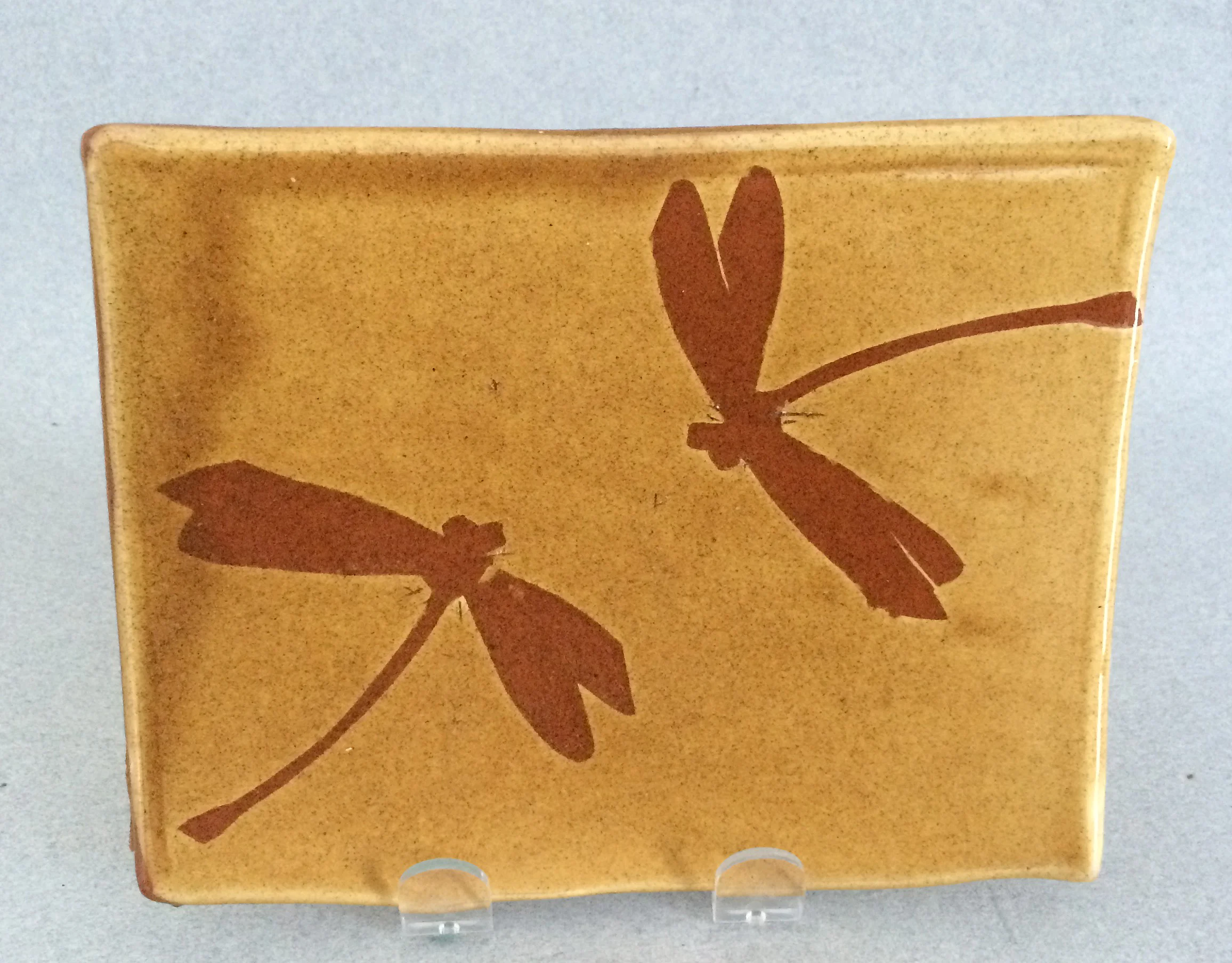 John Elder dragonflies rectangular plate