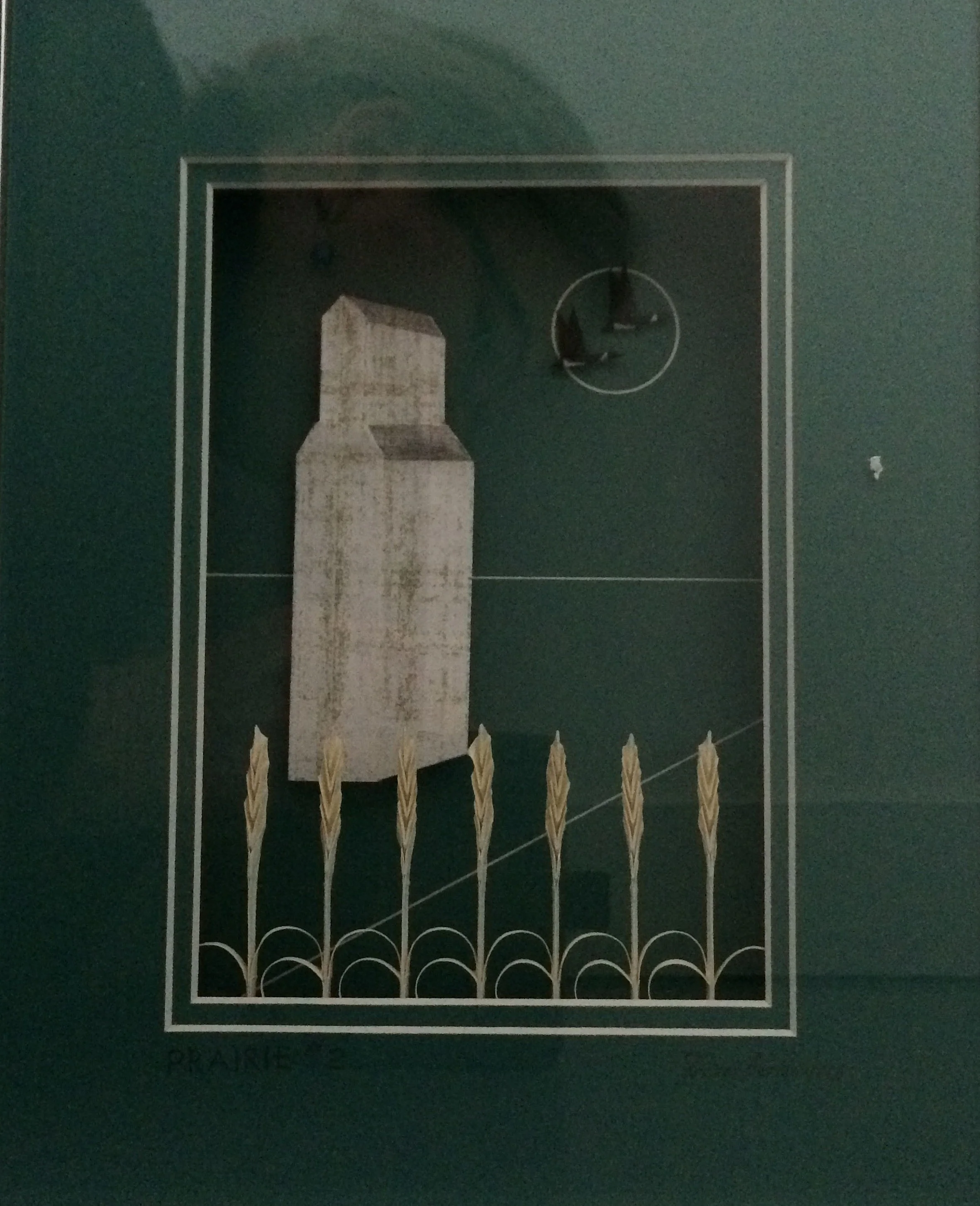 Ba-Hung Tran origami grain elevator ,wheat framed