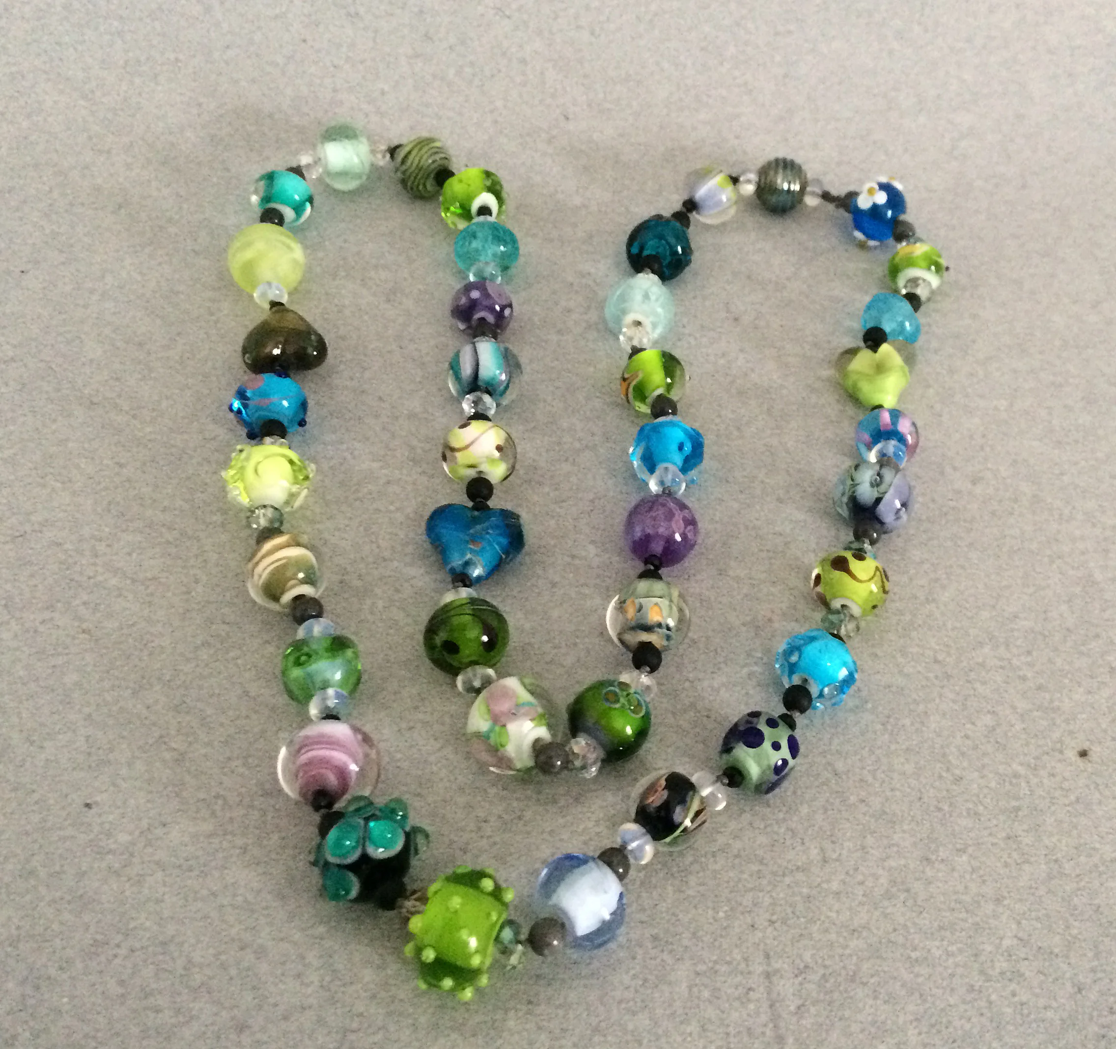 D Lynne Bowland Necklace with Heart Bead