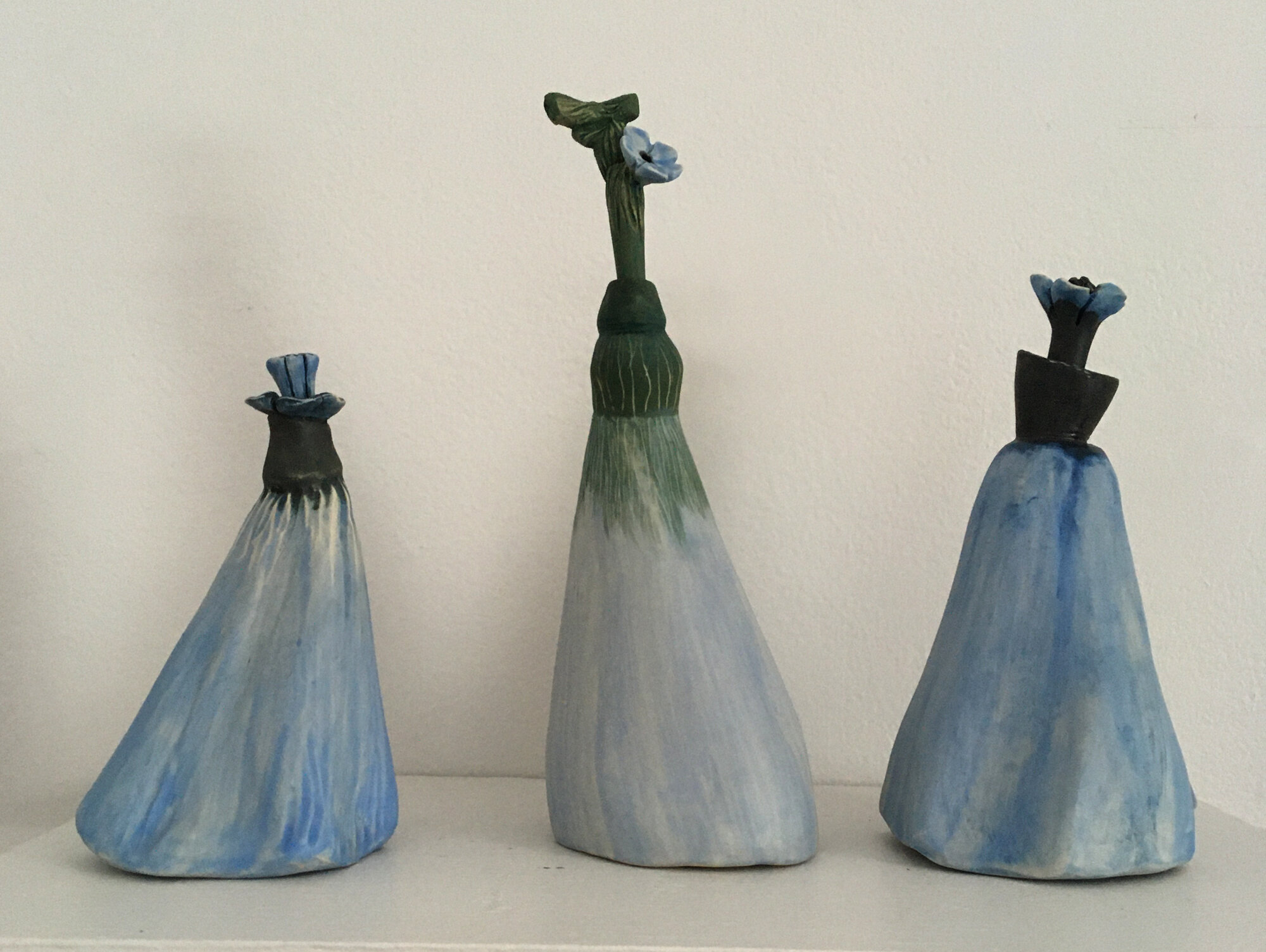 Anita Rocamora blue flower perfume bottle  (right)