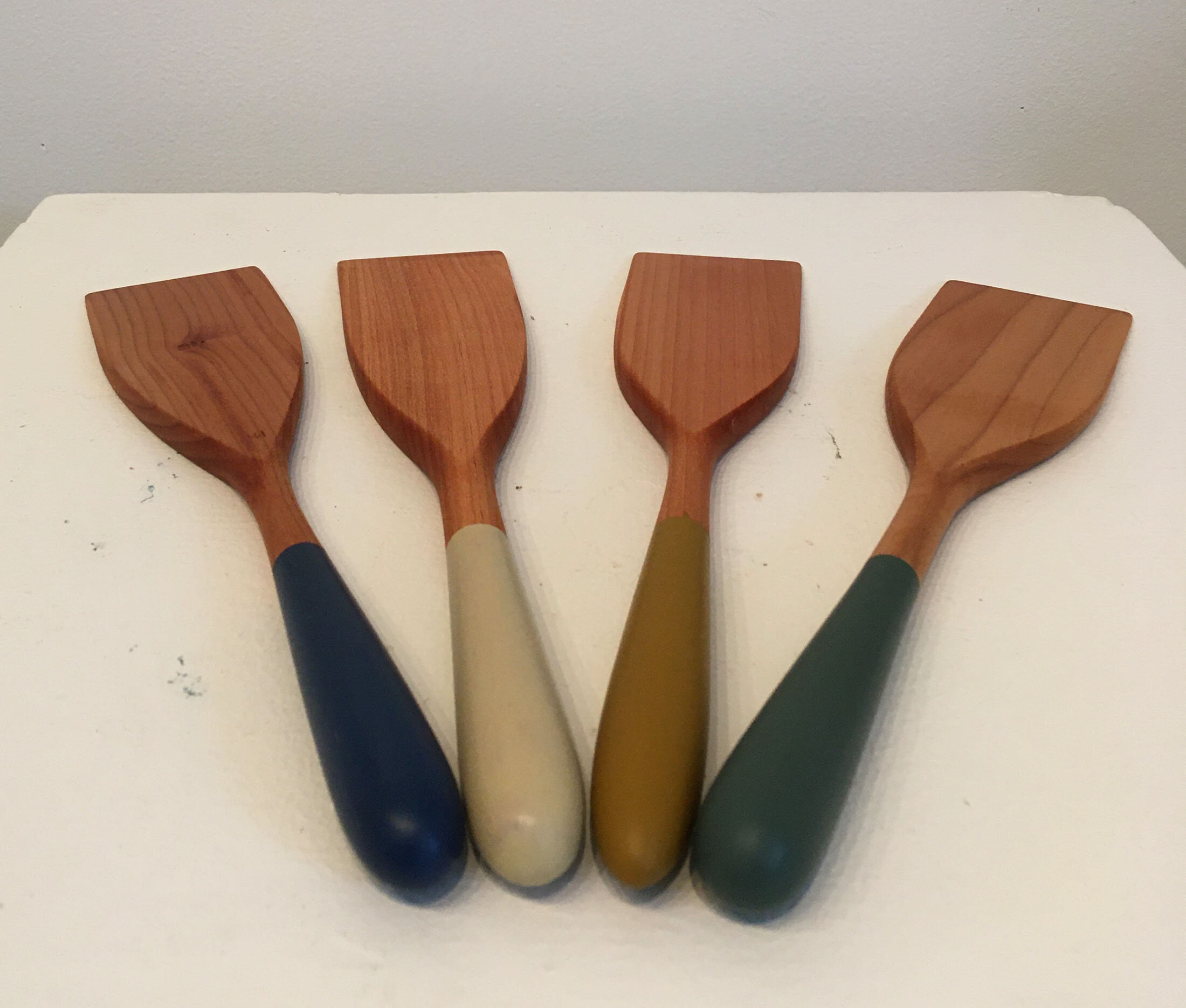 Michael Hosaluk  Spatula/Stir Stick Painted  Handle (left)