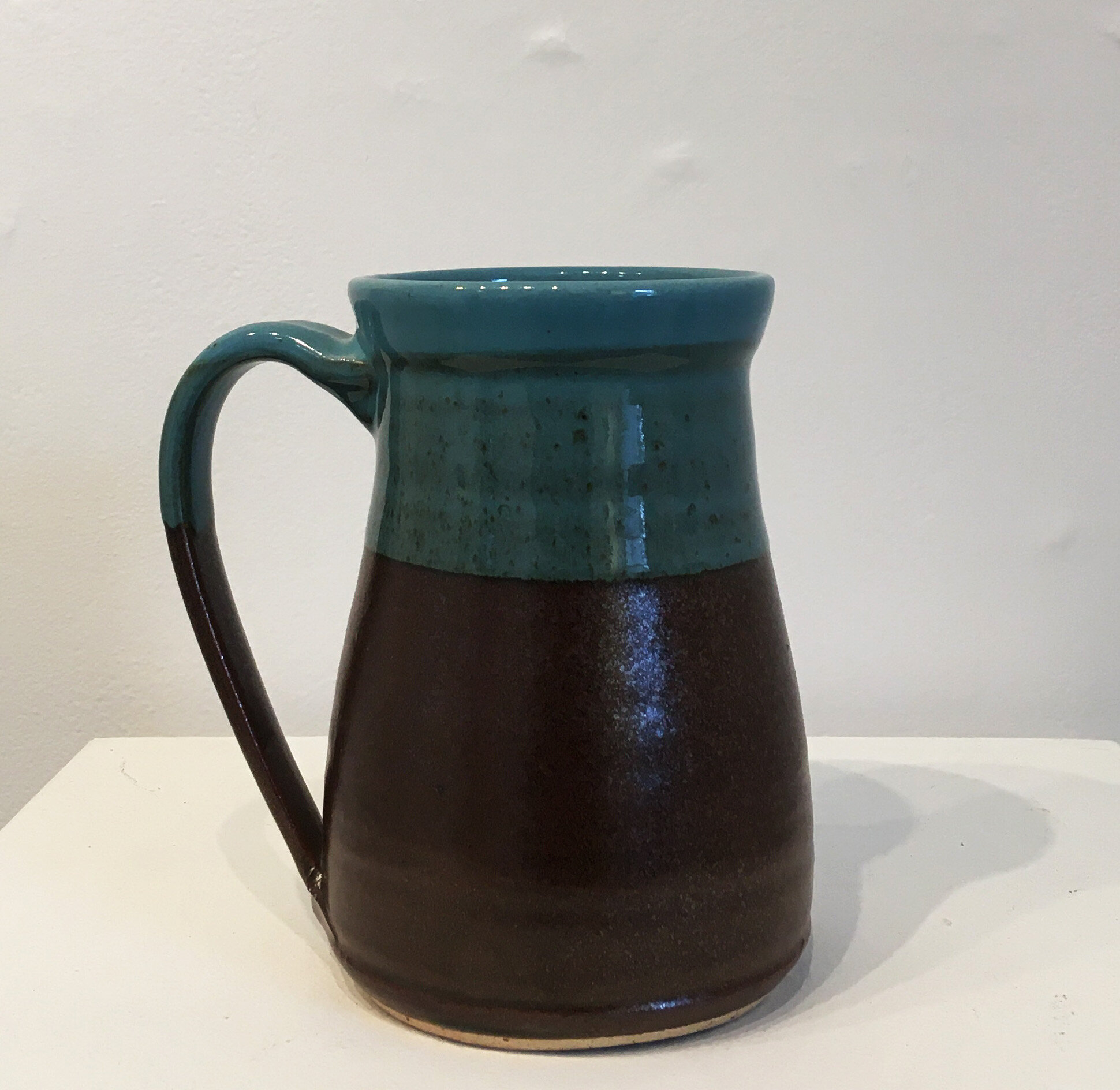 Ken Wilkinson Large Mug/Stein -turq-maroon