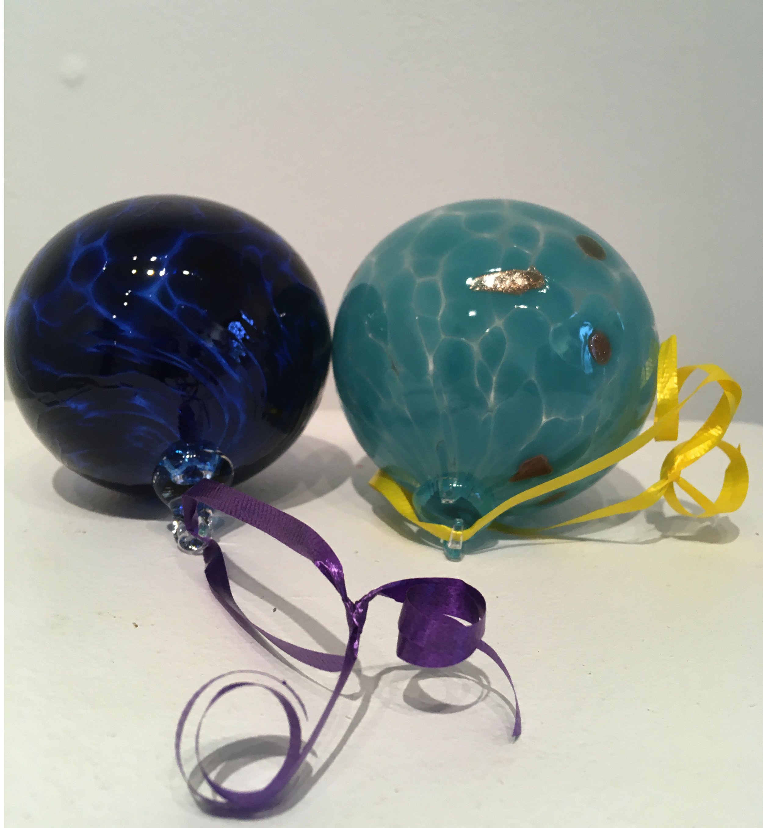 Bonny Houston Glass Balls (right) sea green 