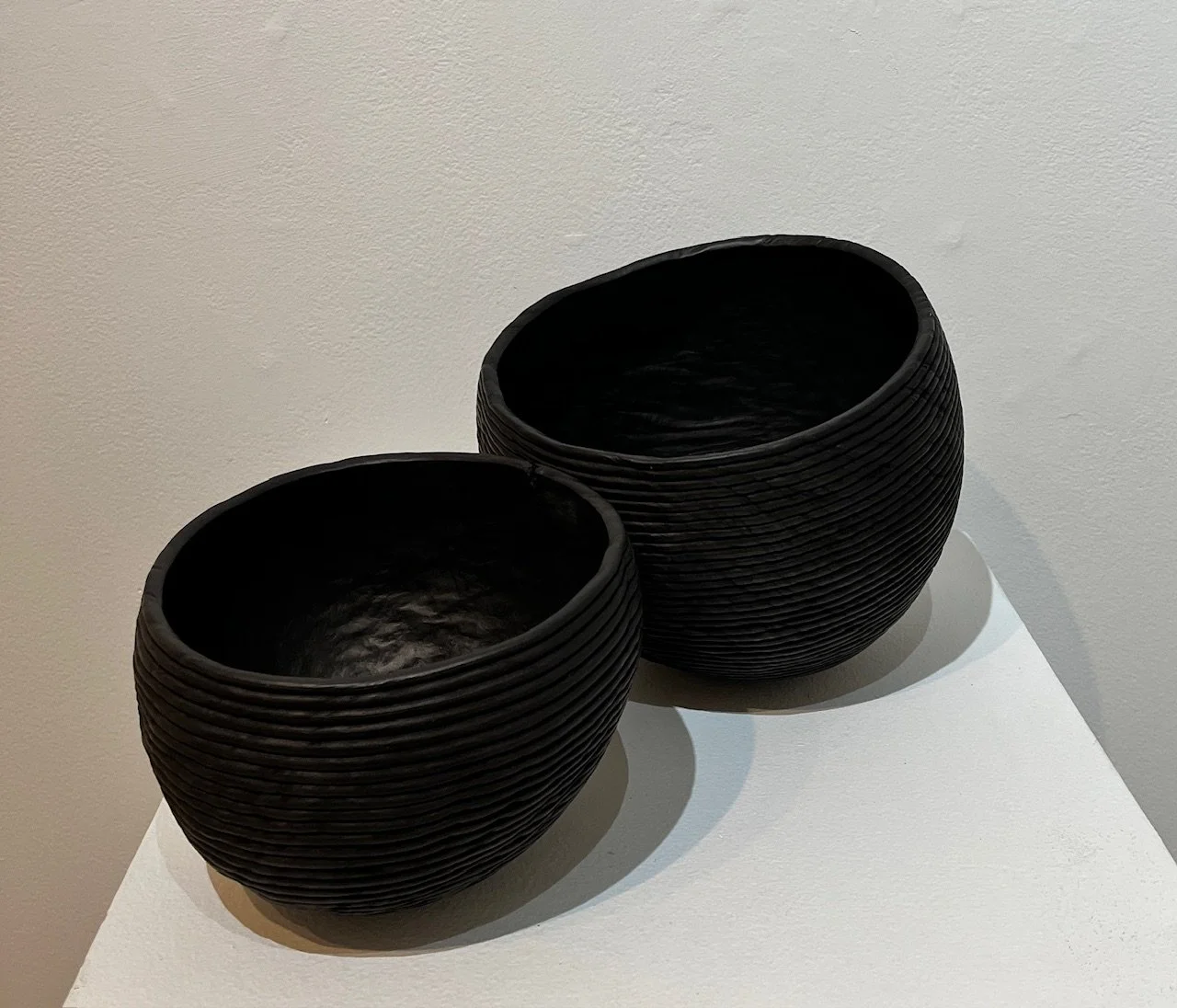 Michael Hosaluk    Ebonized Beaded Vessel