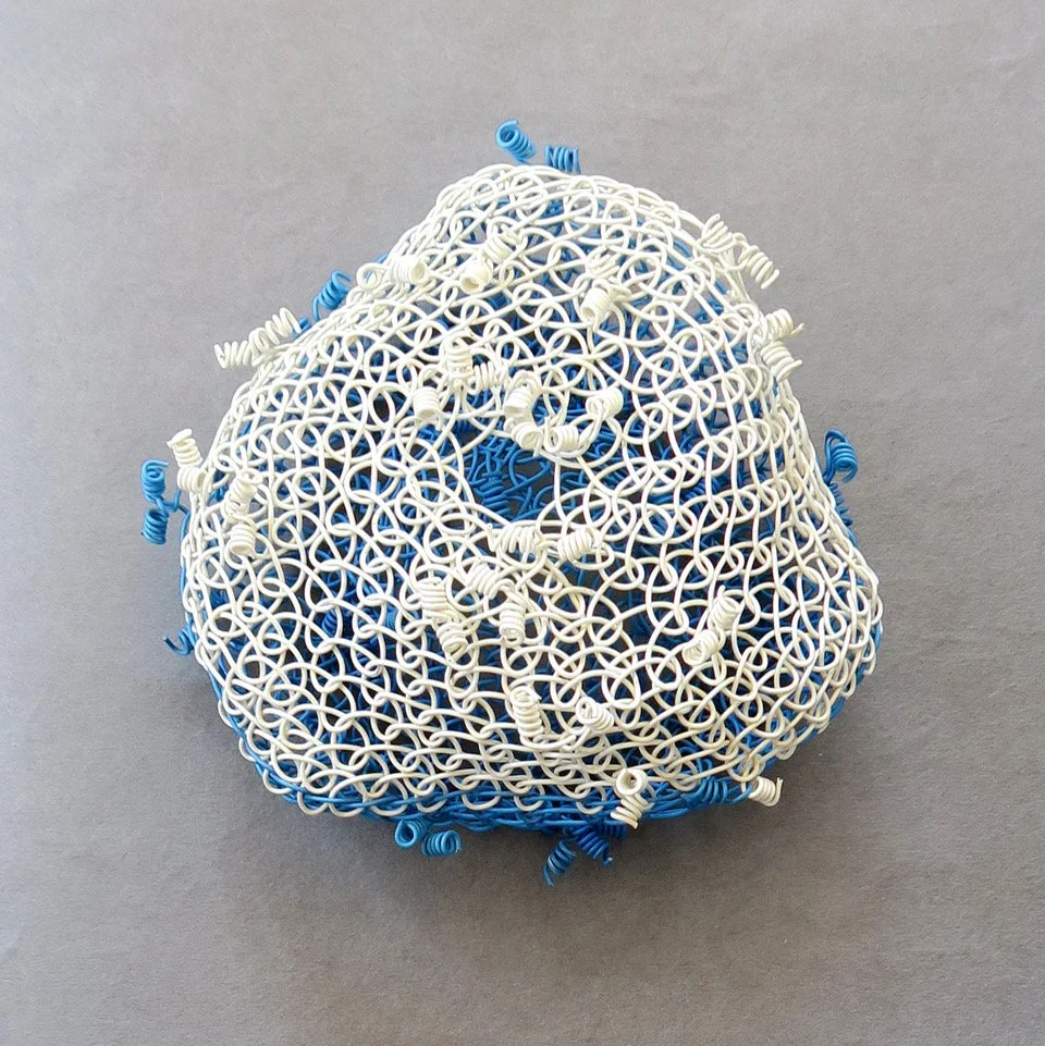 athryn Miller       "Vessel/Volume: White and Blue"