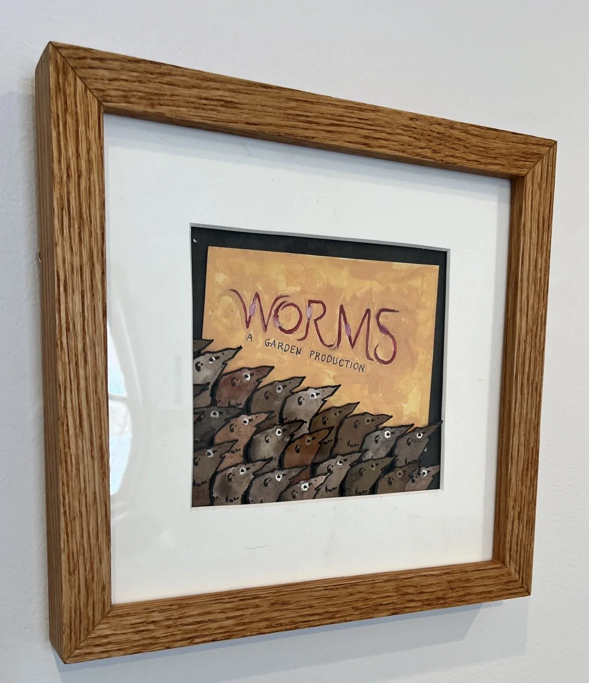 Mary Romanuck    The Much Anticipated SummerMovie   - framed