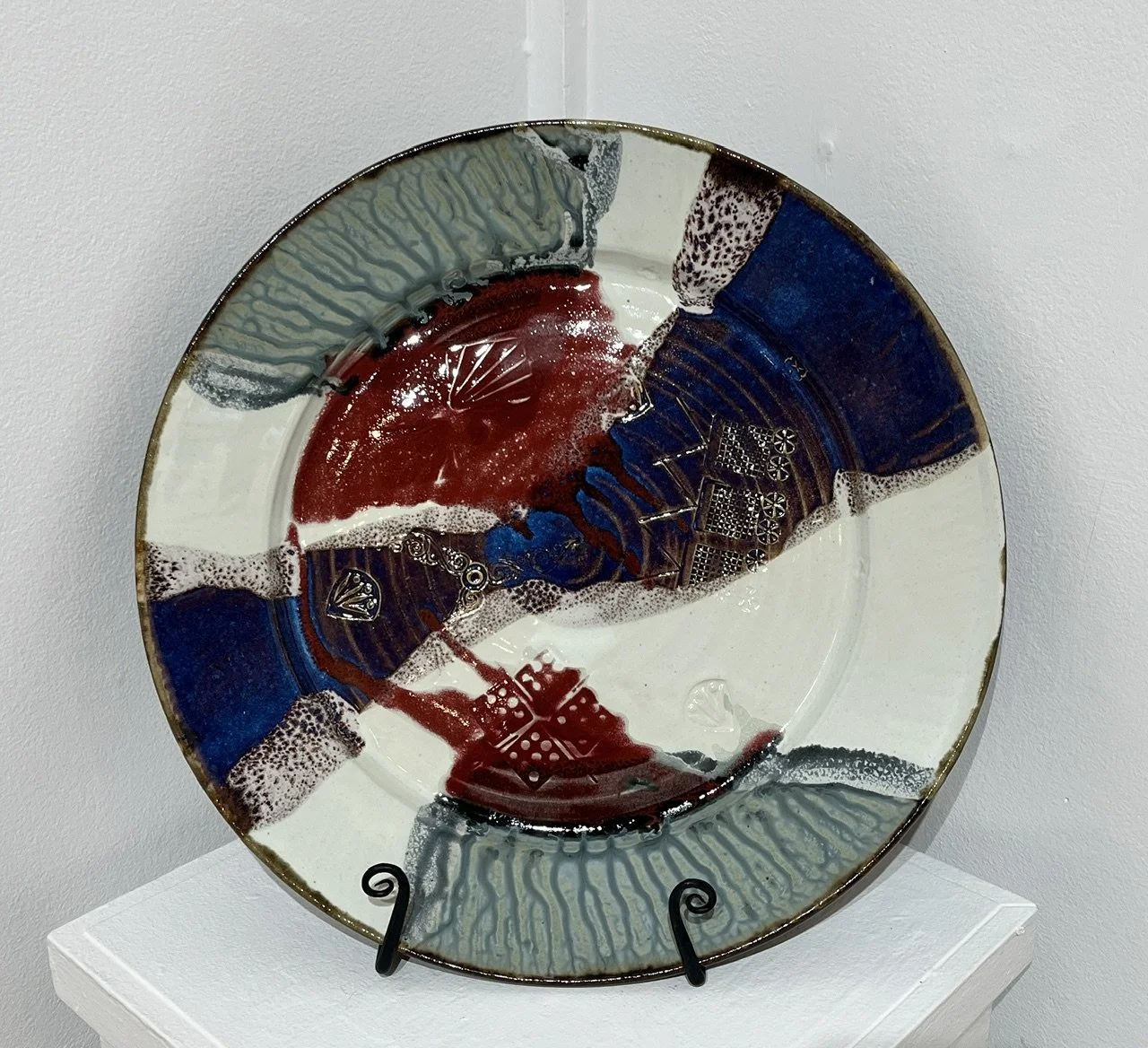 Zach Dietrich     Red & Blue Platter