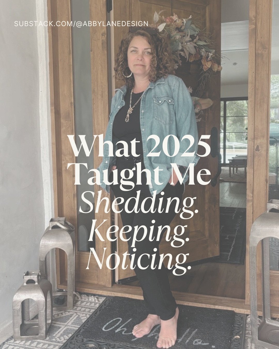 2025 was a year of integration.⁠
Of paying attention before making changes.⁠
Of learning that clarity doesn&rsquo;t arrive loudly.⁠
⁠
If 2025 asked you to slow down, shed, or listen more closely &mdash; you&rsquo;re not behind. You&rsquo;re right on 