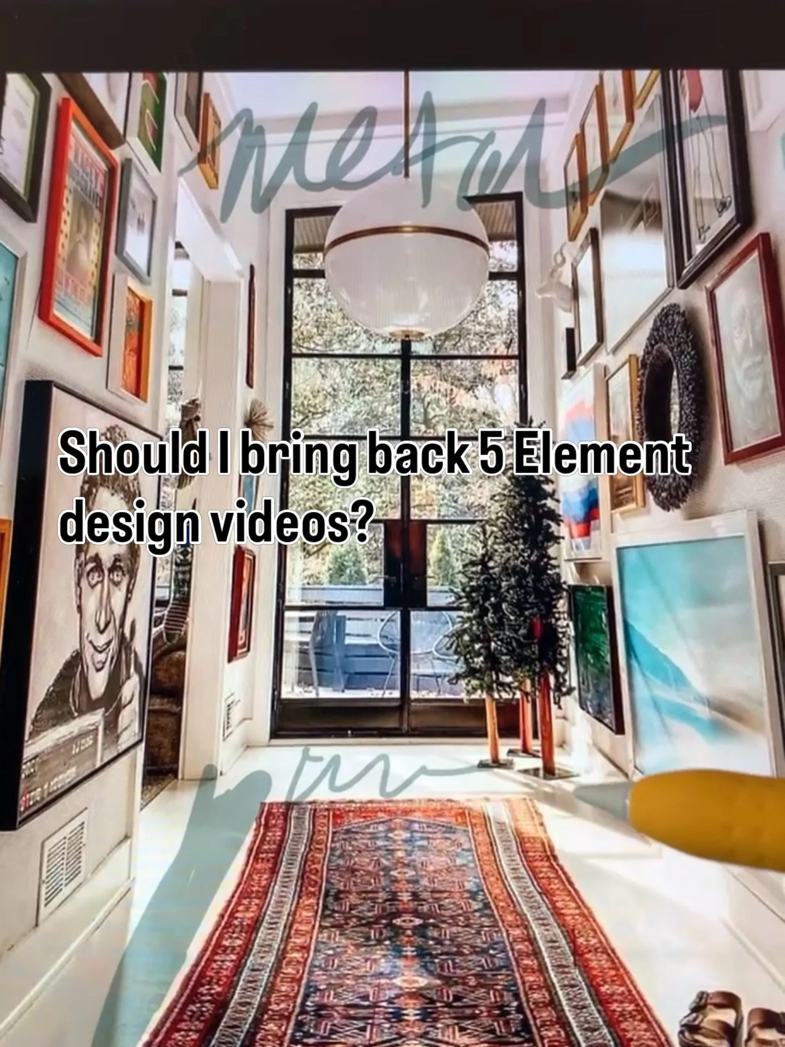 I LOVE reading the Elements is spaces. 

Figuring out why a room looks balanced&hellip; or not.

I have a new offering featuring just that. If you&rsquo;re curious about your space, it&rsquo;s prevalent elements and how to balance them let me know!

