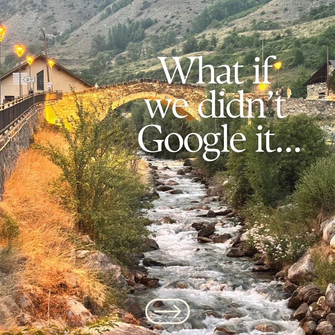 We&rsquo;ve gotten very good at Knowing.

The answer is always there.
One click away.
One search away.
One question away.

But I&rsquo;m starting to wonder if we&rsquo;ve lost something in all that knowing.
In Feng Shui, there&rsquo;s a concept calle