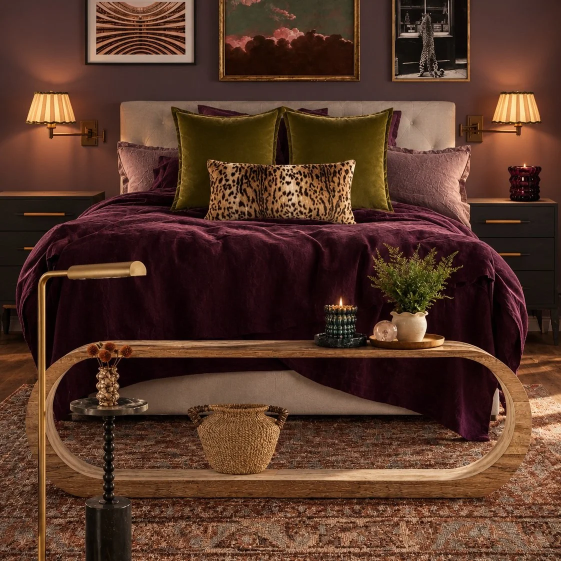 A little Practical Magic meets Whimsgoth&hellip; 🖤🍇

Last year, many of you followed along as I restyled my Shui mentor&rsquo;s @amandagibbypeters bedroom, and looking at it now, I&rsquo;m reminded of all the moody, magical things I love about this