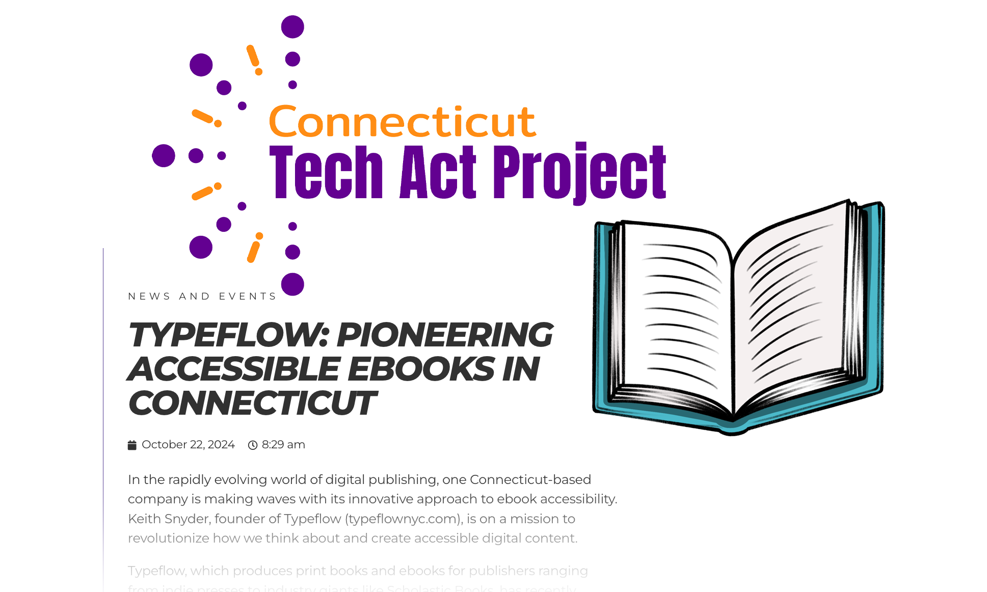 Pioneering Accessible Ebooks in Connecticut