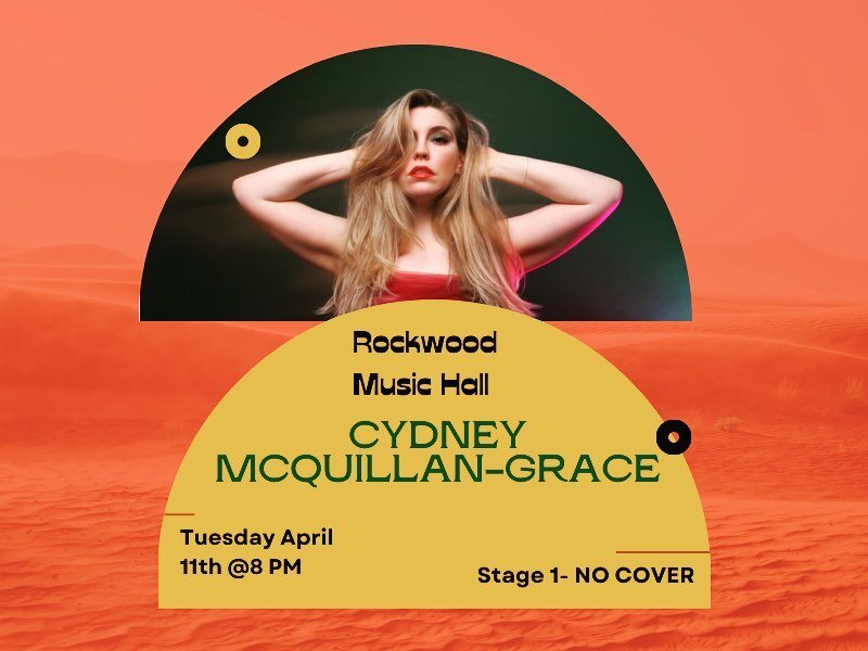 So excited to announce that I&rsquo;ll be playing @rockwoodmusichall again next week on Tuesday, April 11th @8pm!  Come out and dance with us!! I promise it&rsquo;ll be a good time ;)

Excited to see @lilydetaeye &amp; @luckydangerousband who are pla