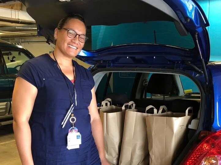 COVID–19: Delivering Food Parcels to families during lockdown