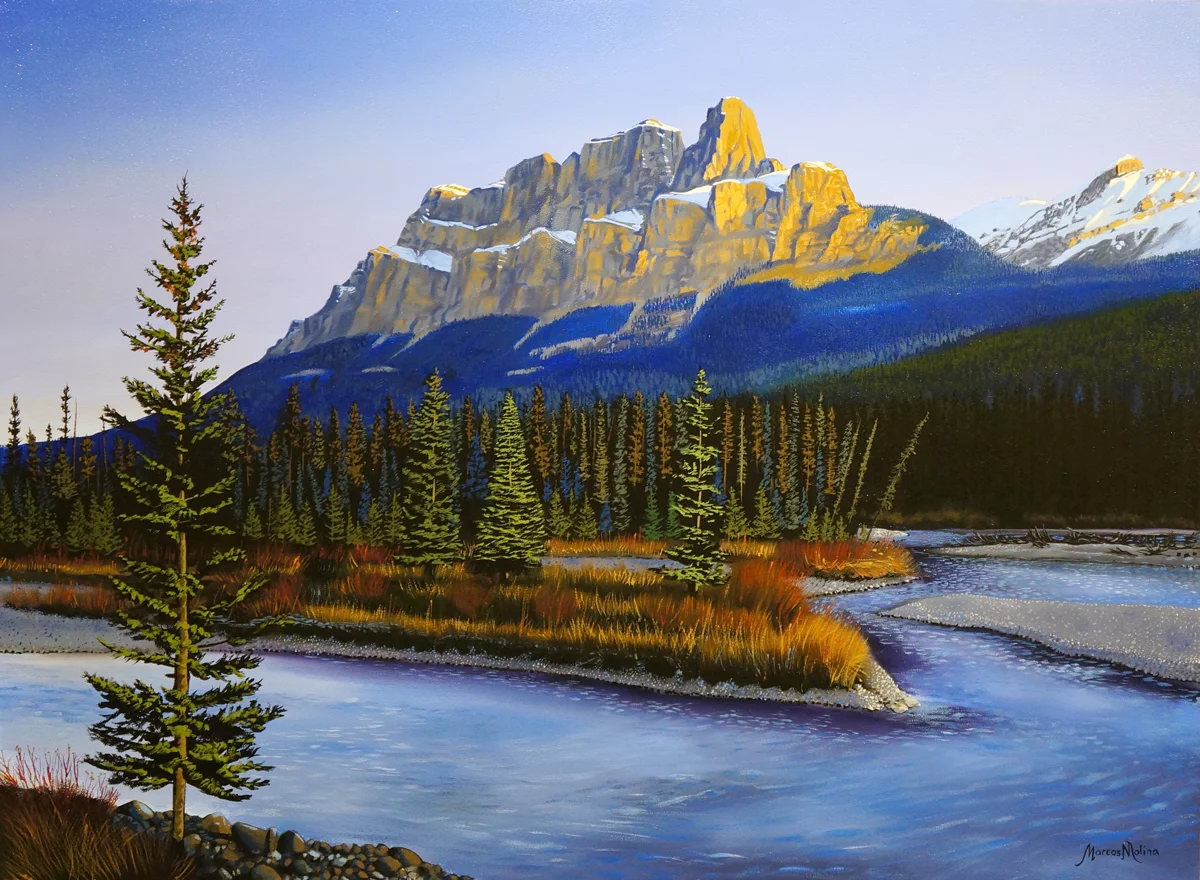 FIRST RAYS ON CASTLE - SOLD