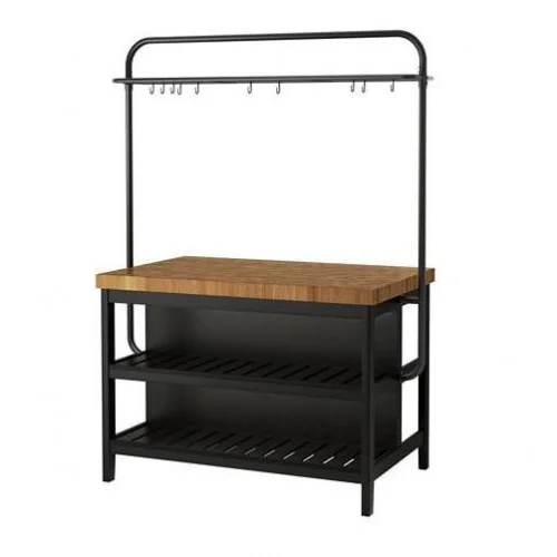 IKEA VADHOLMA kitchen island with rack  , $1399