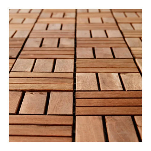 IKEA RUNNEN floor decking, brown stained,   $59