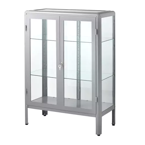 IKEA FABRIKOR glass door cabinet, $399