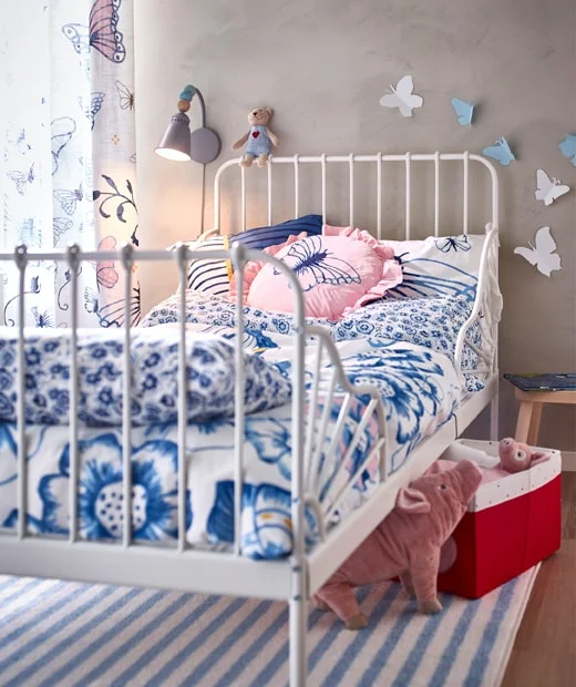 IKEA MINNEN extendable bed frame, $299