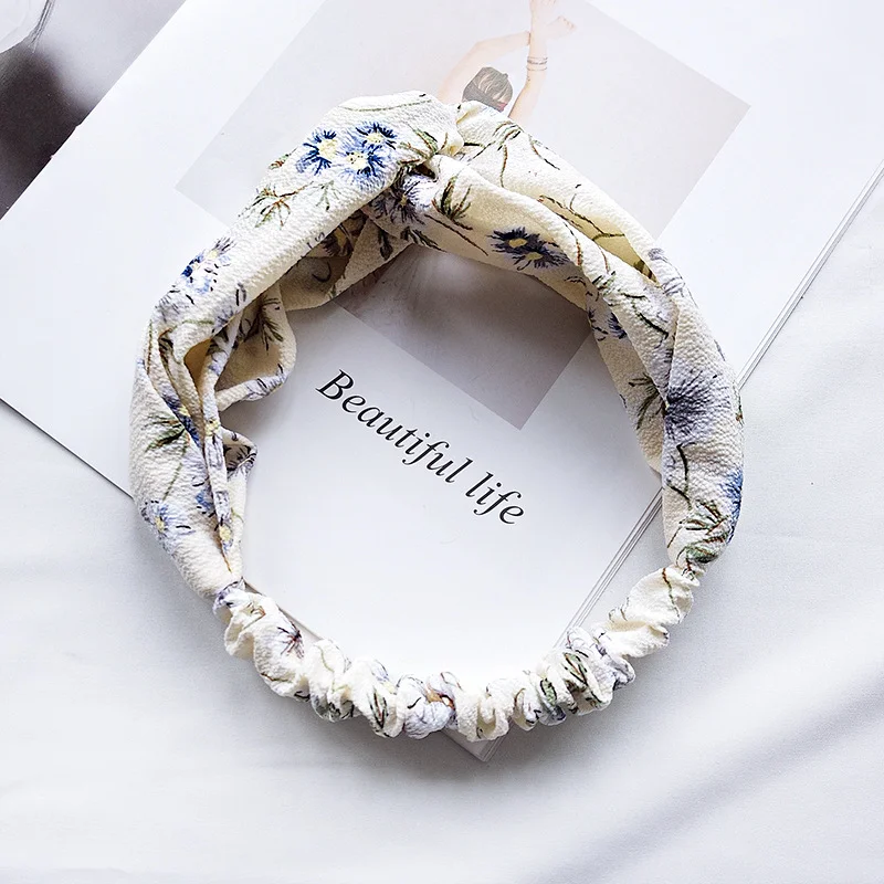 Classy Cream Knot Headband