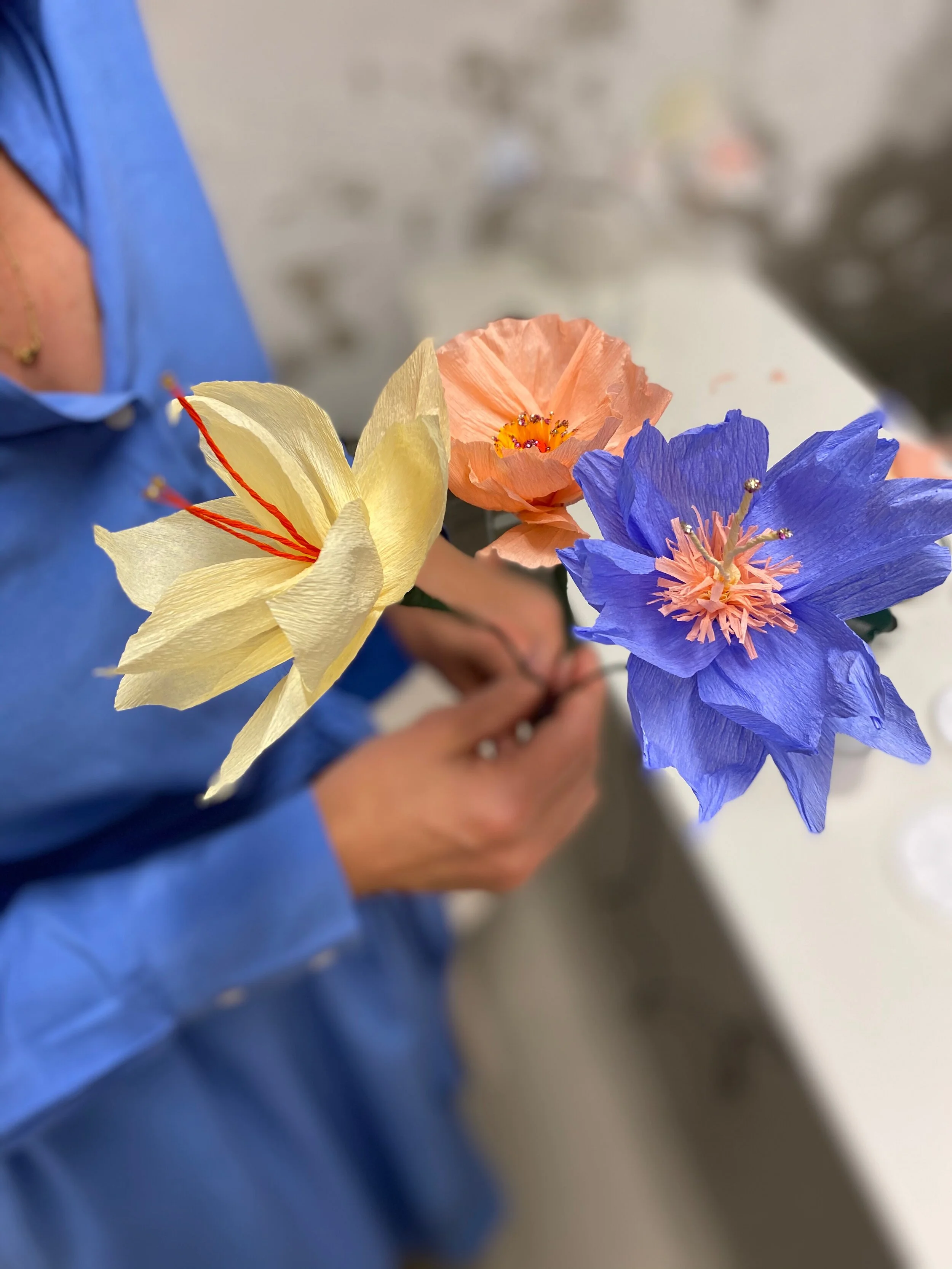 Workshop: lær at lave papirblomster