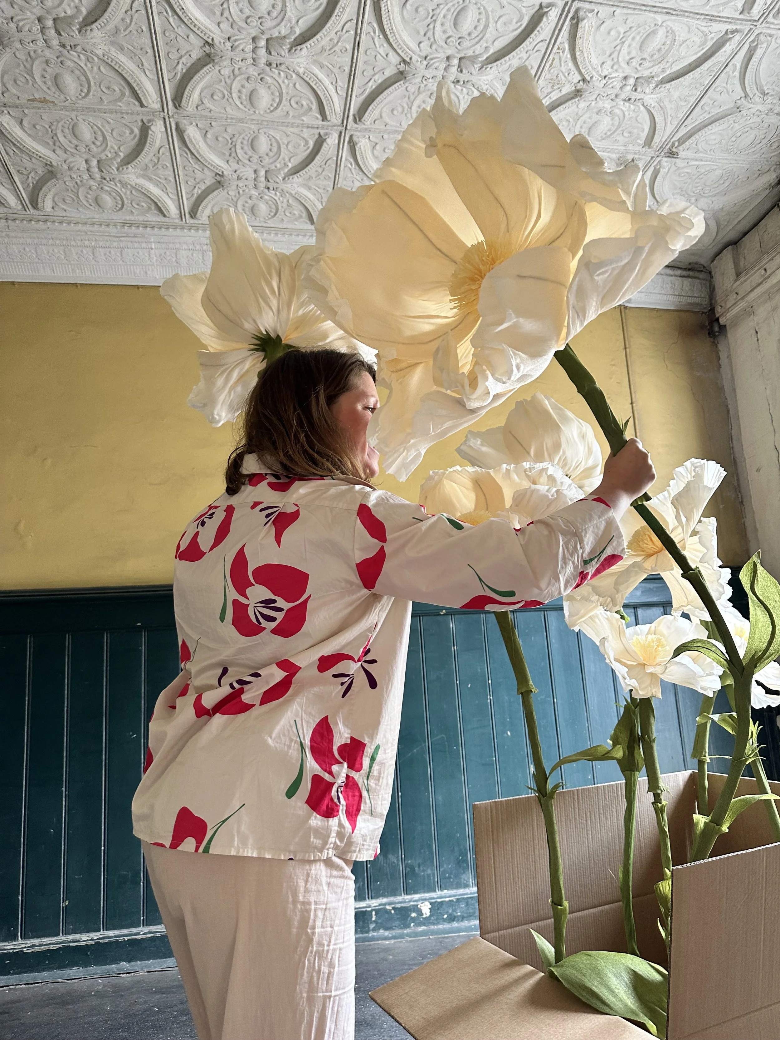 Paper_flower_almeja_space_papirblomster