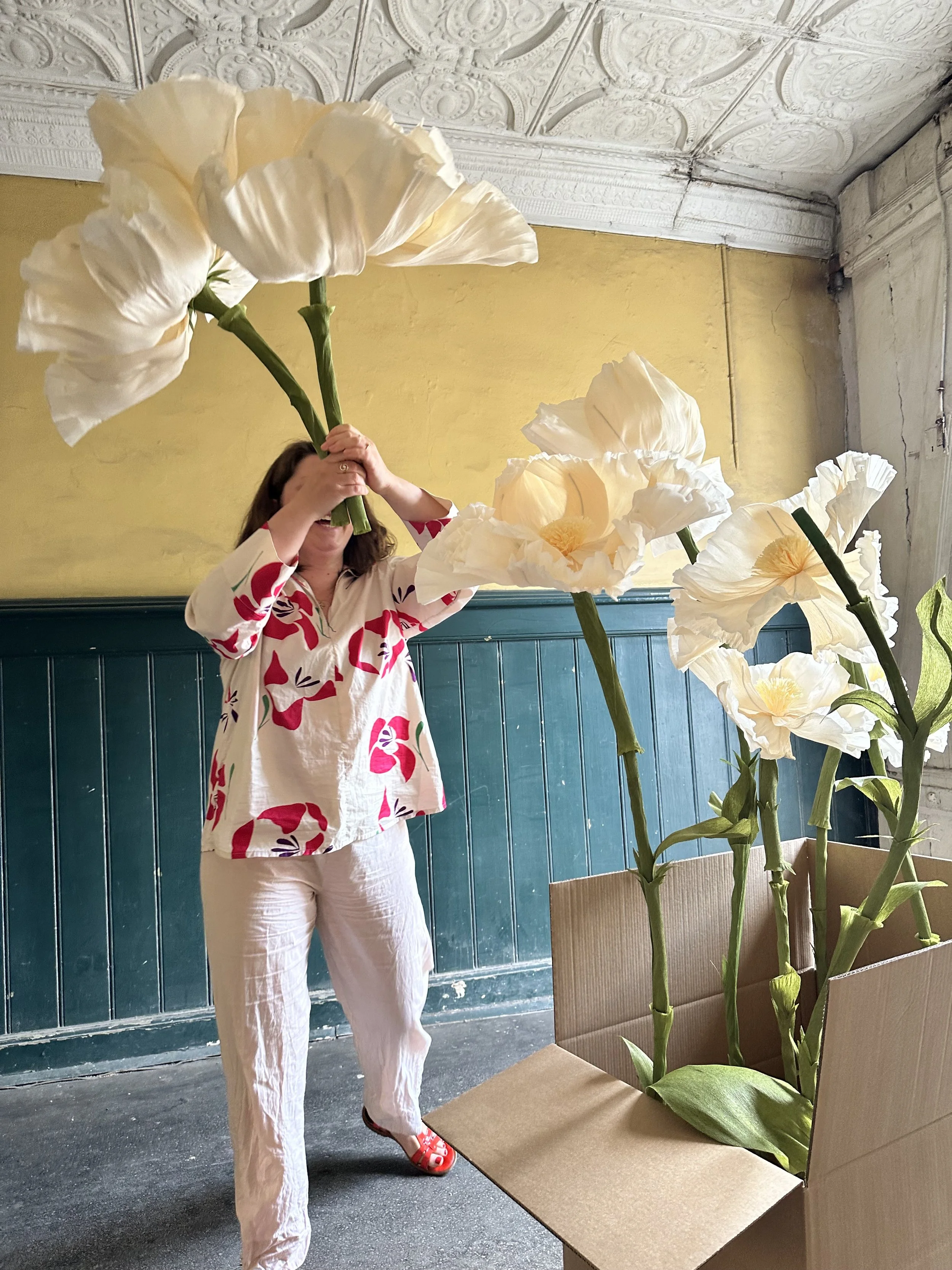 Paper_flower_almeja_space_papirblomster