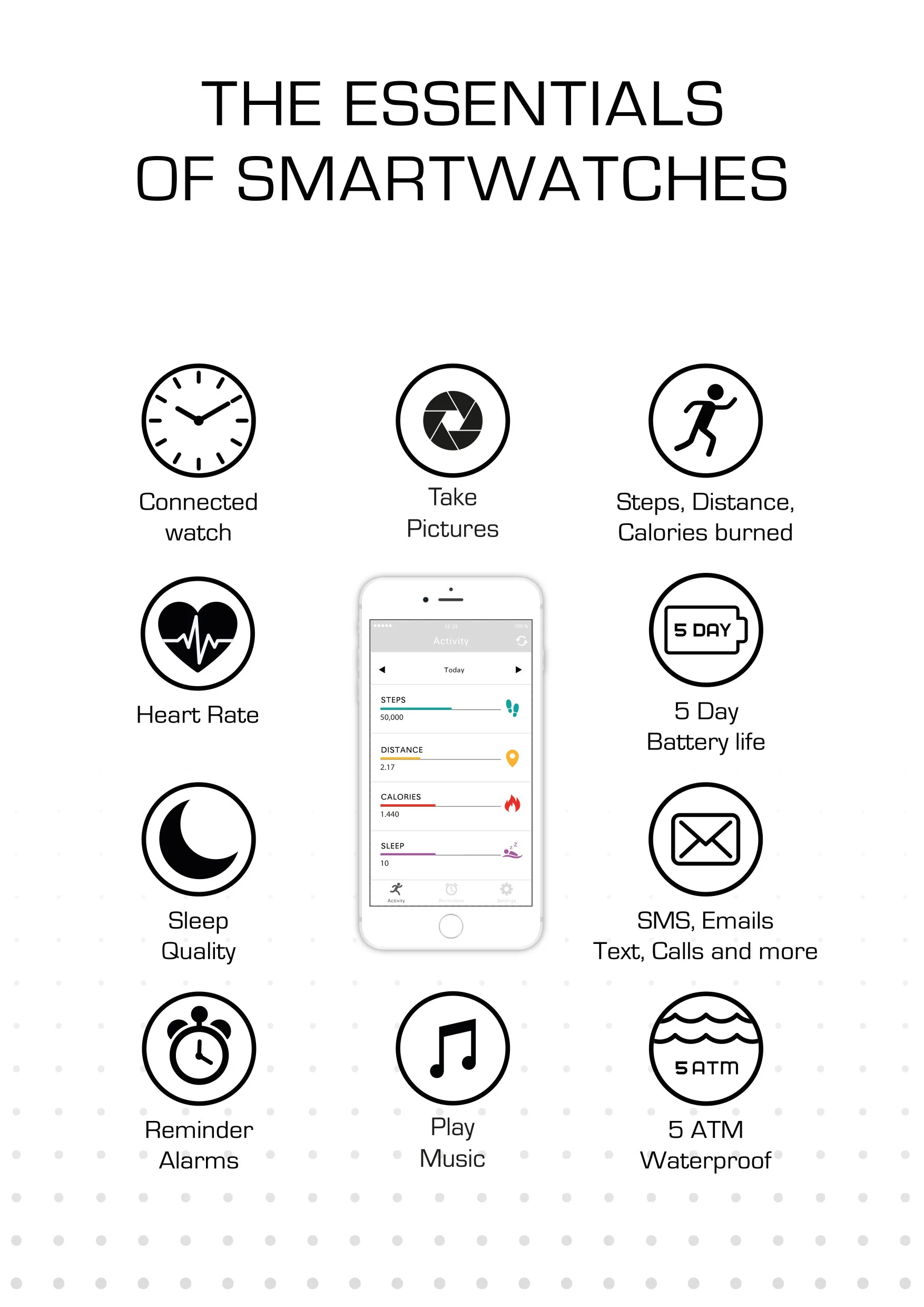 bergson digital smartwatch