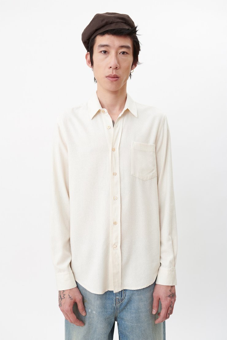 Our Legacy - Classic Shirt White Silk 