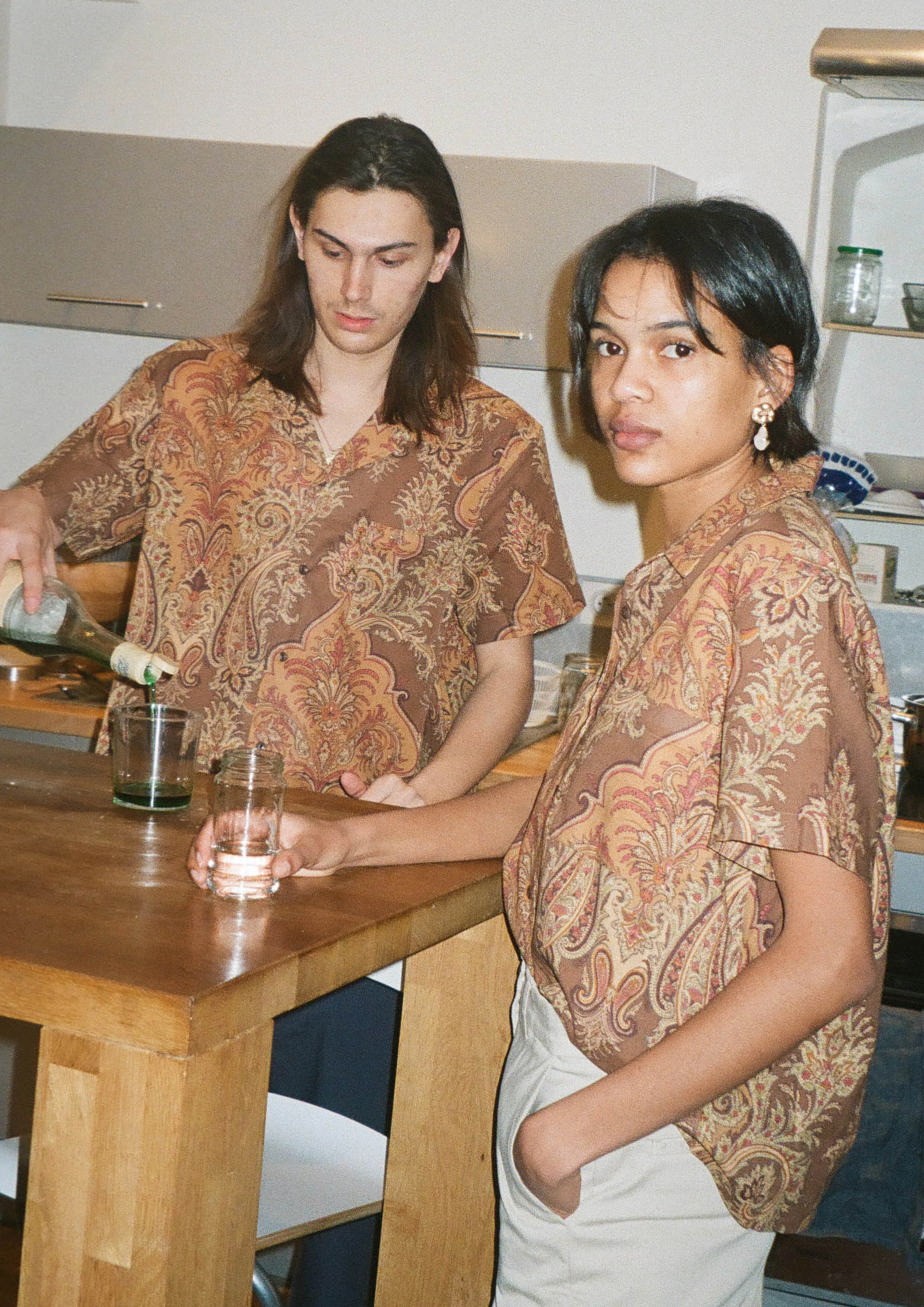 MALICK DOBBY NET COTTON PAISLEY PRINT 
