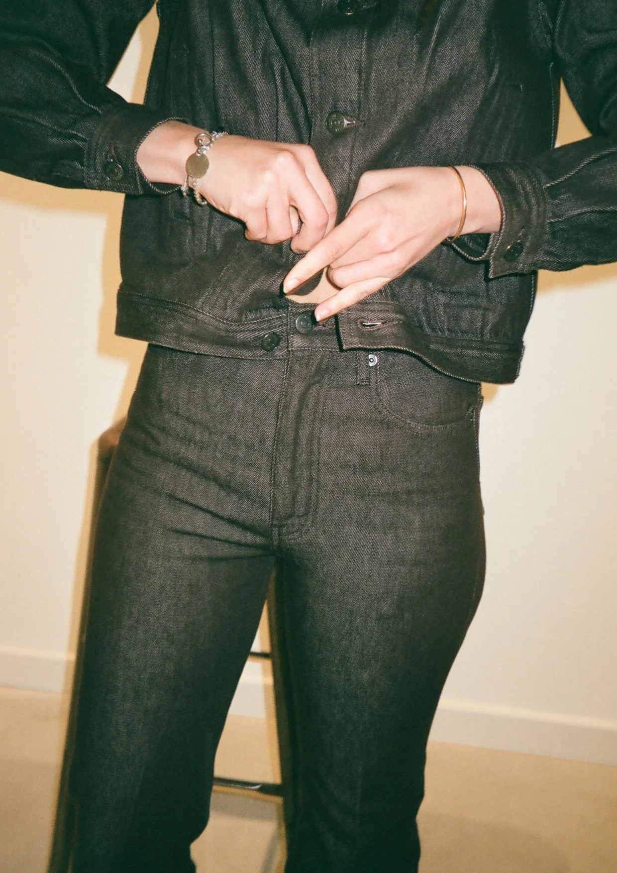 AURALEE - HARD TWIST DENIM 5P PANTS 
