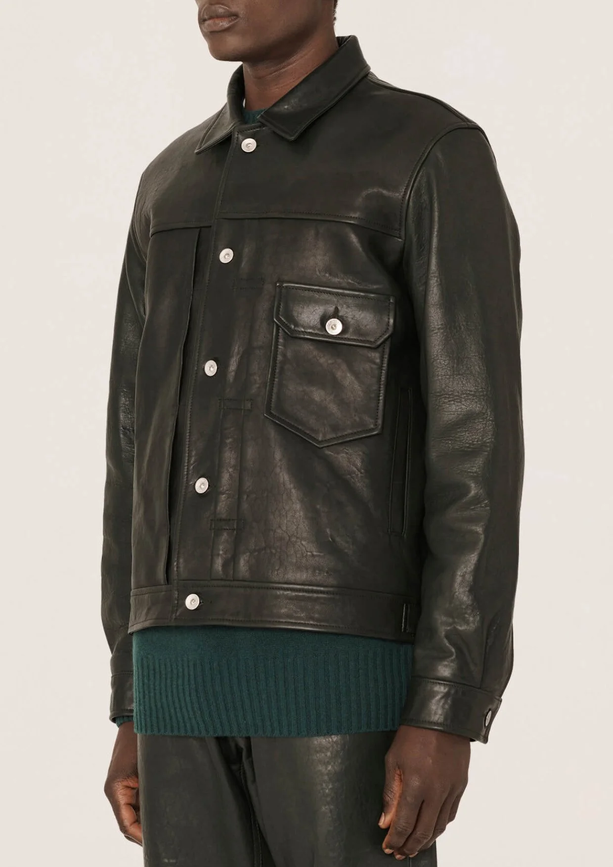 ymc leather jacket