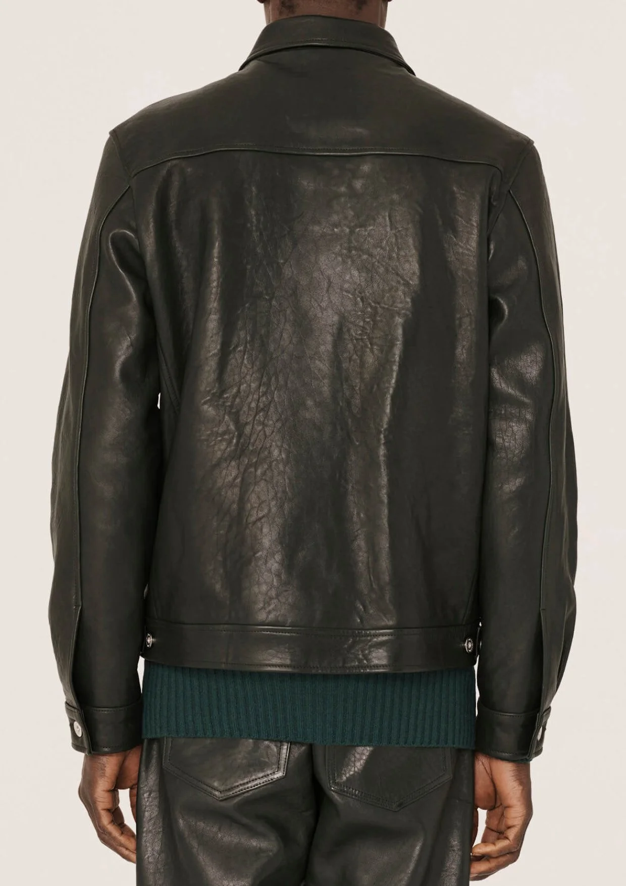 ymc leather jacket