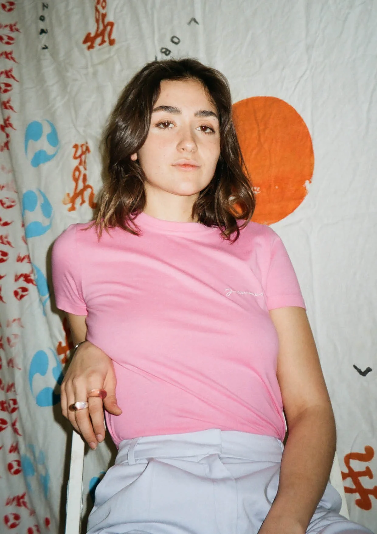 jacquemus tshirt pink