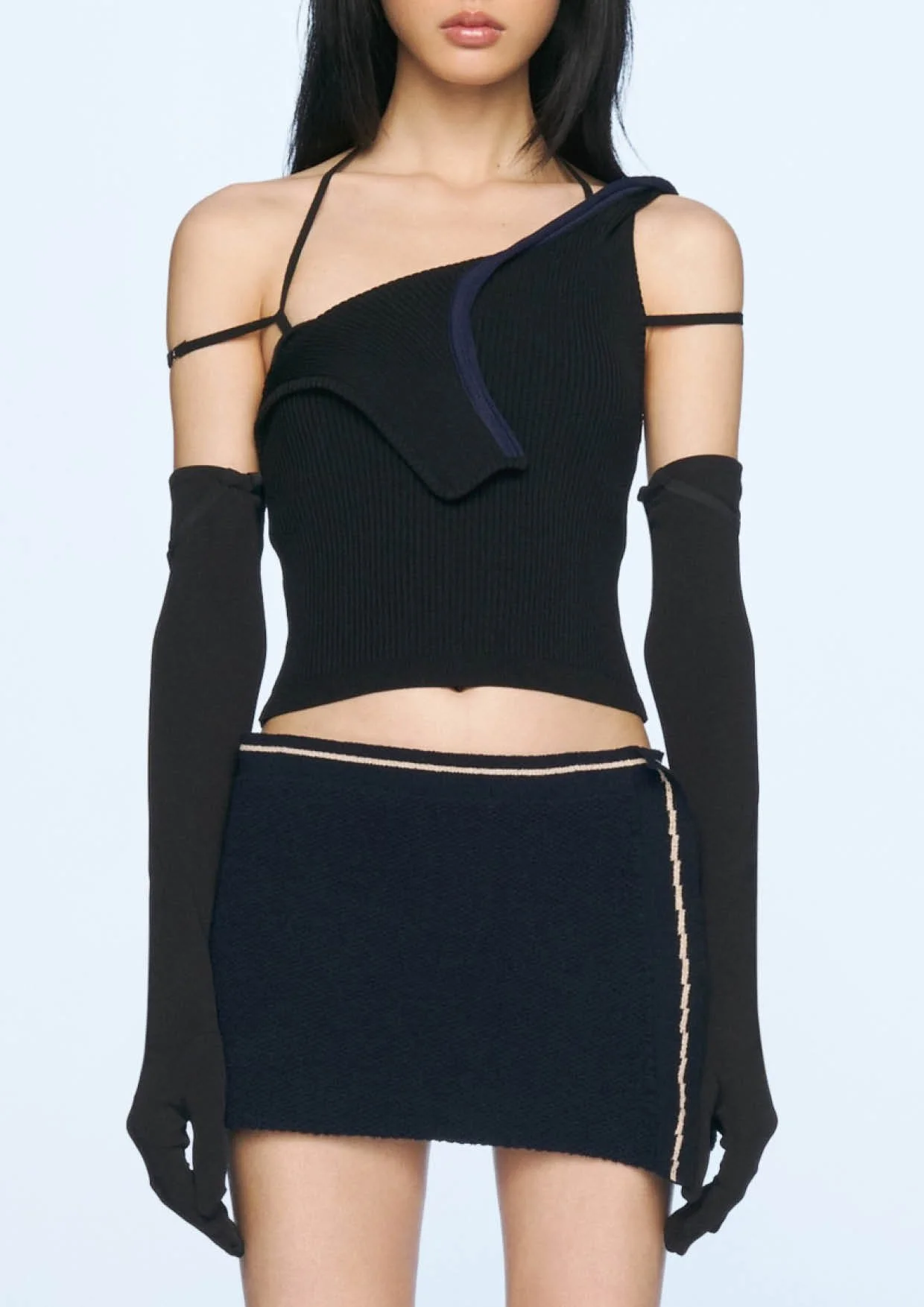 JACQUEMUS - LA MAILLE ACENO BLACK 