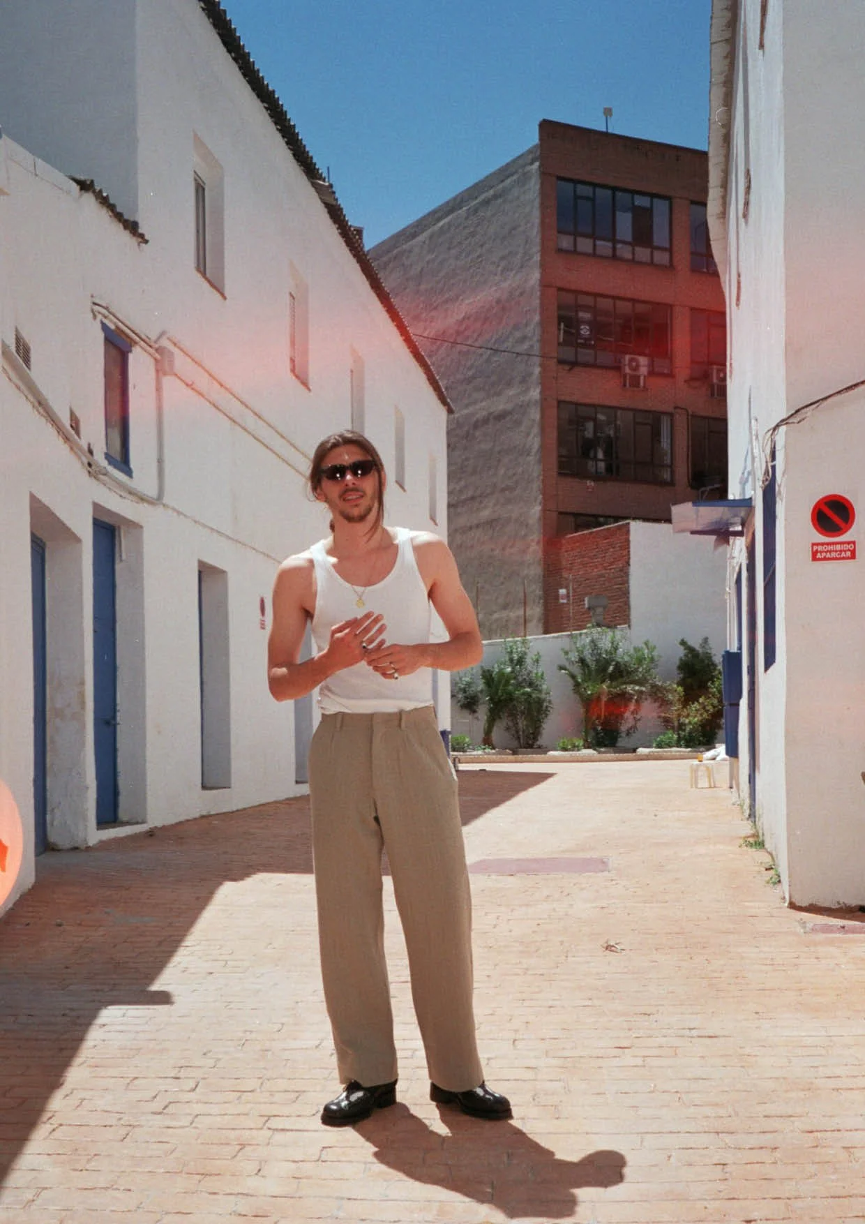 BORROWED CHINO KHAKI TRUE COTTON TWILL 