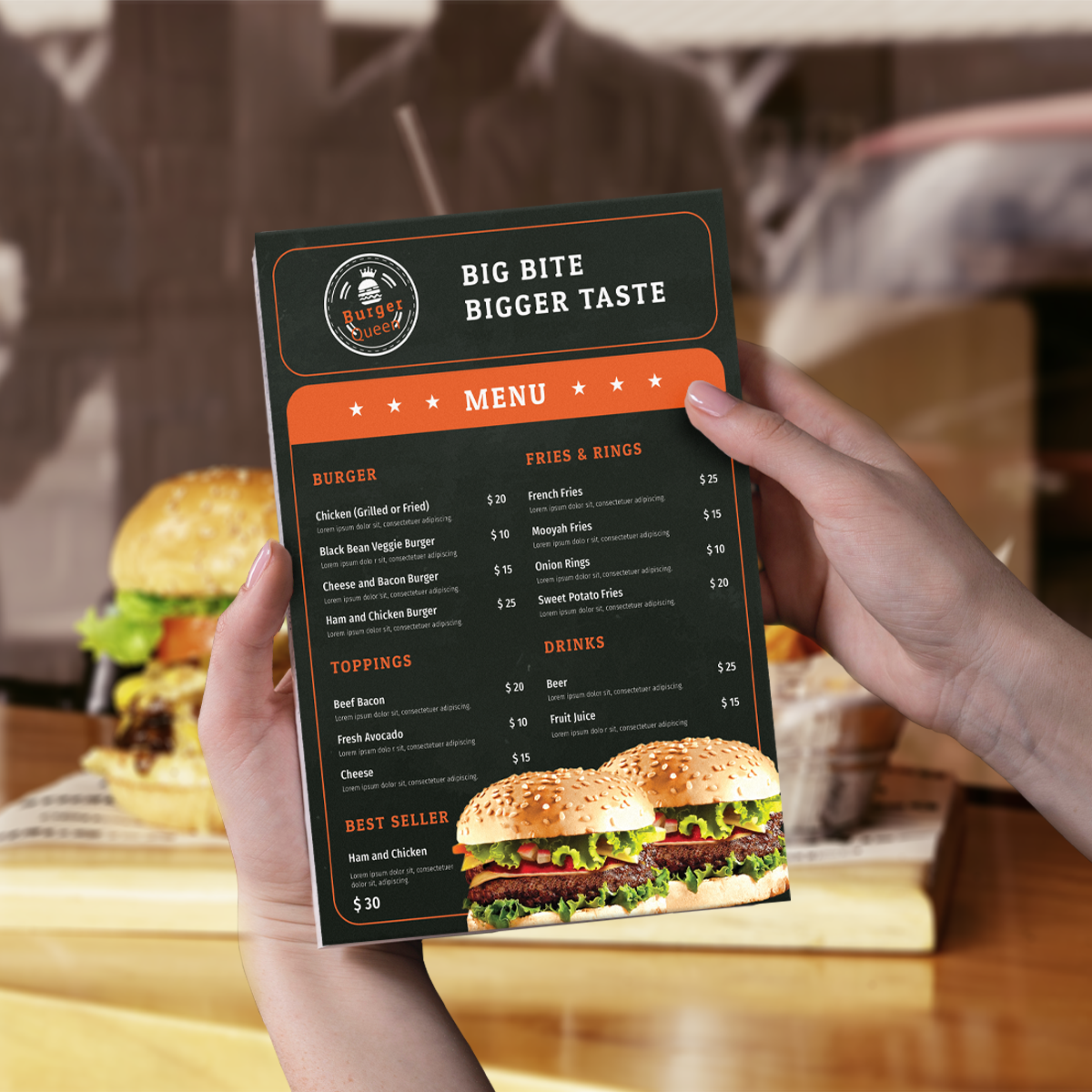 Armada Menu Board Glamour - Burger Bar Menu.png