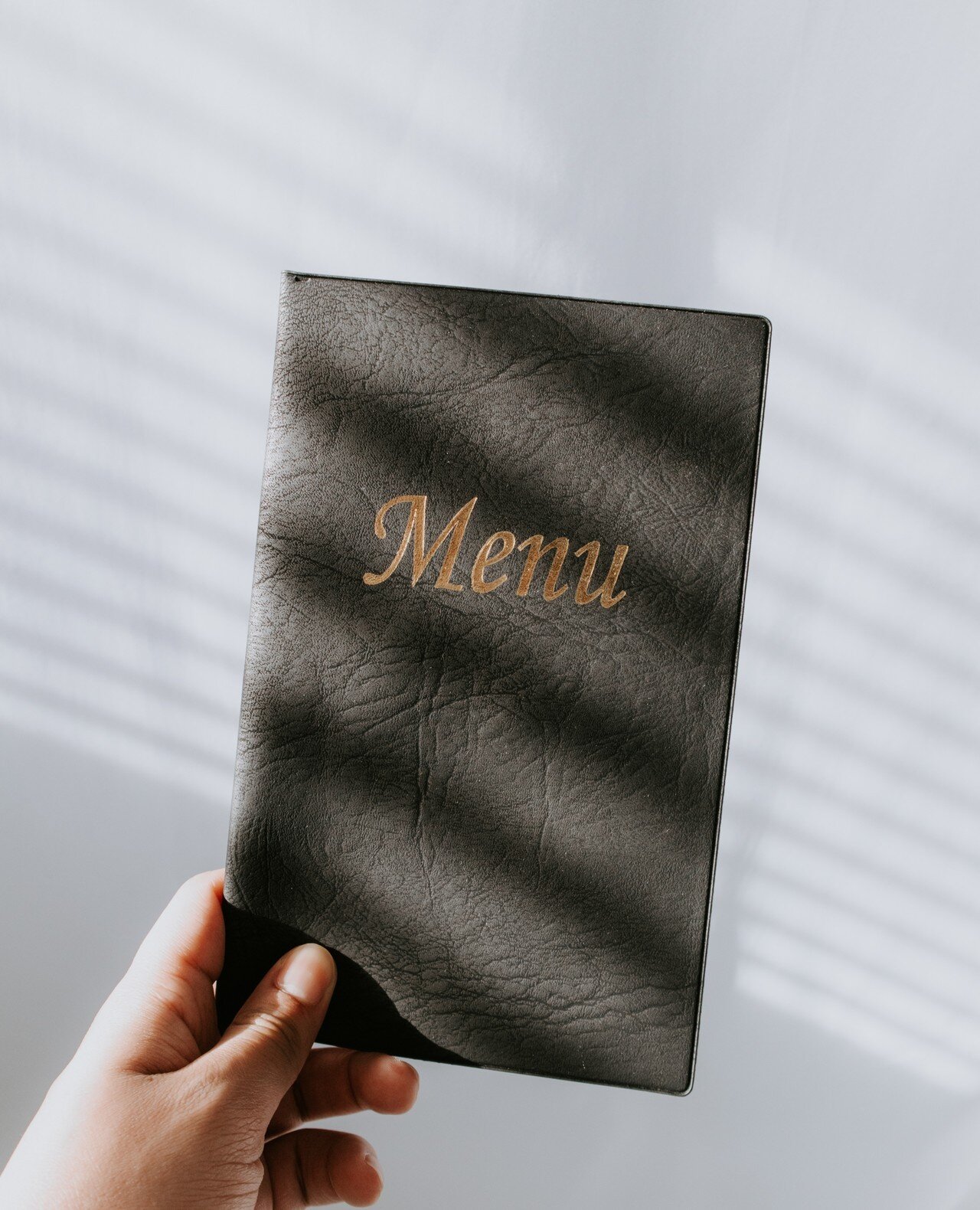 Our black heat-sealed vinyl menu covers provide a stylish and cost-effective way to protect your restaurant's menus. These book style menu covers are made of top-quality, smooth, slight-grained black material with sturdy heat sealed borders to give e