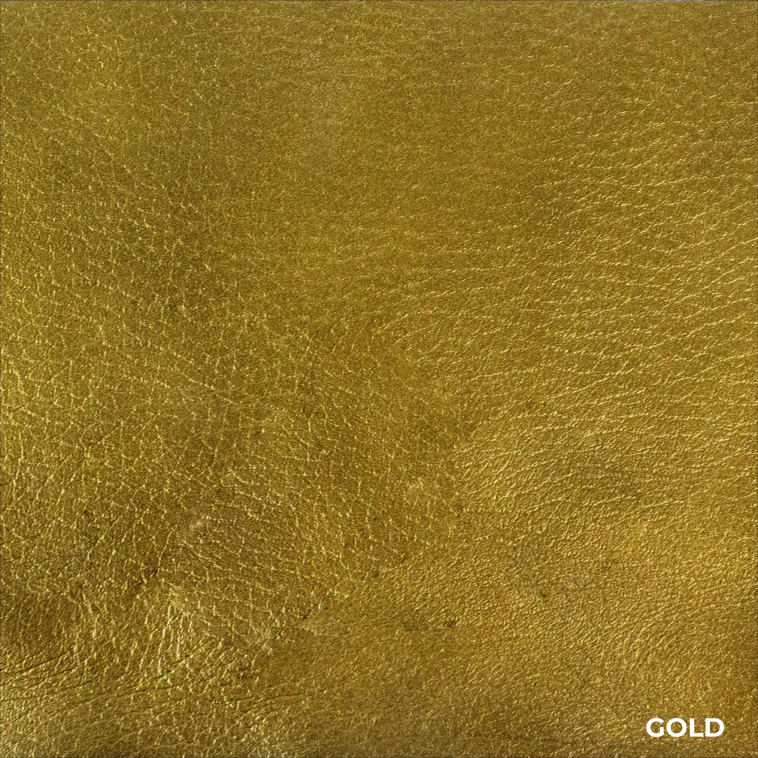 Gold Genuine Leather