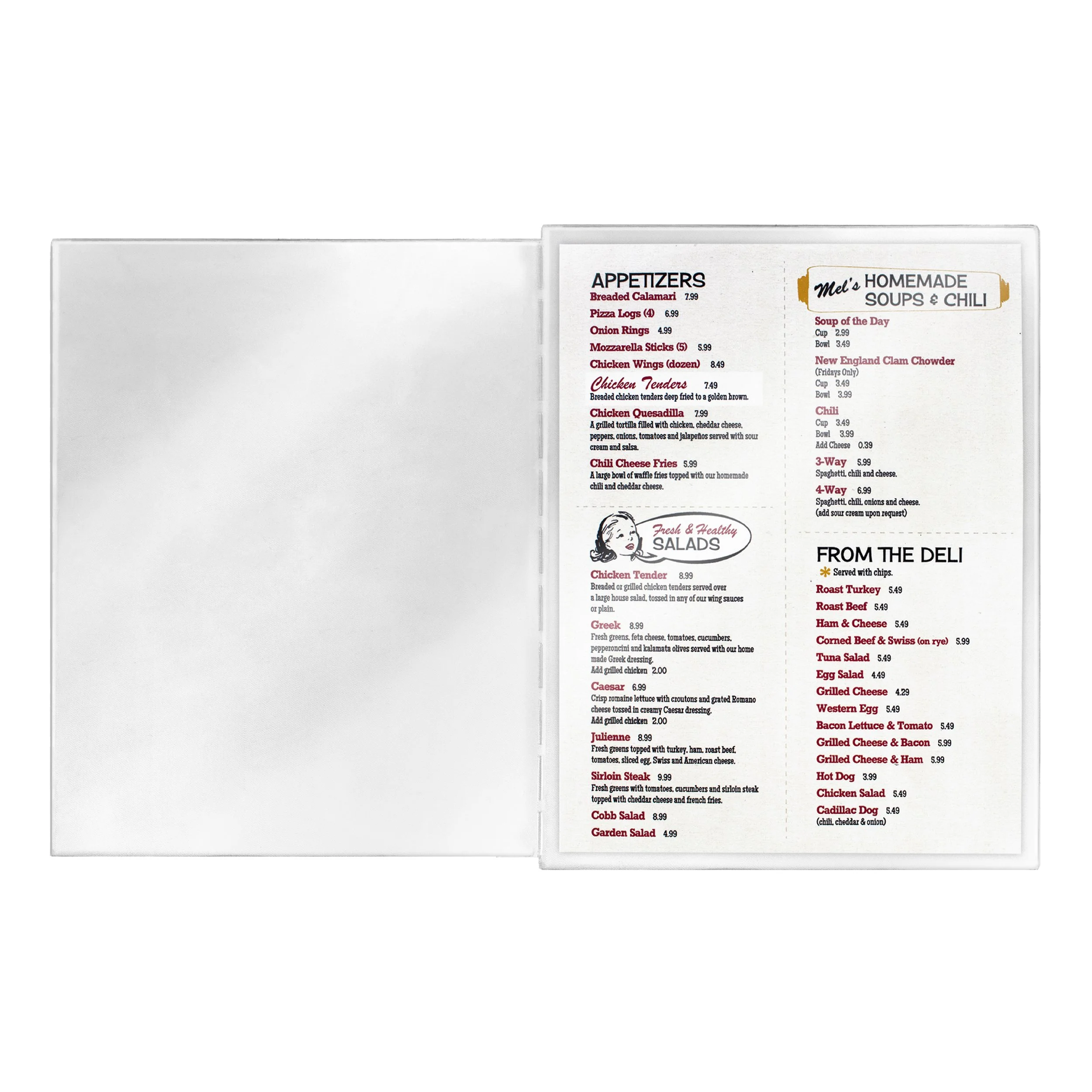 HEAT SEALED ADD-A-PAGE