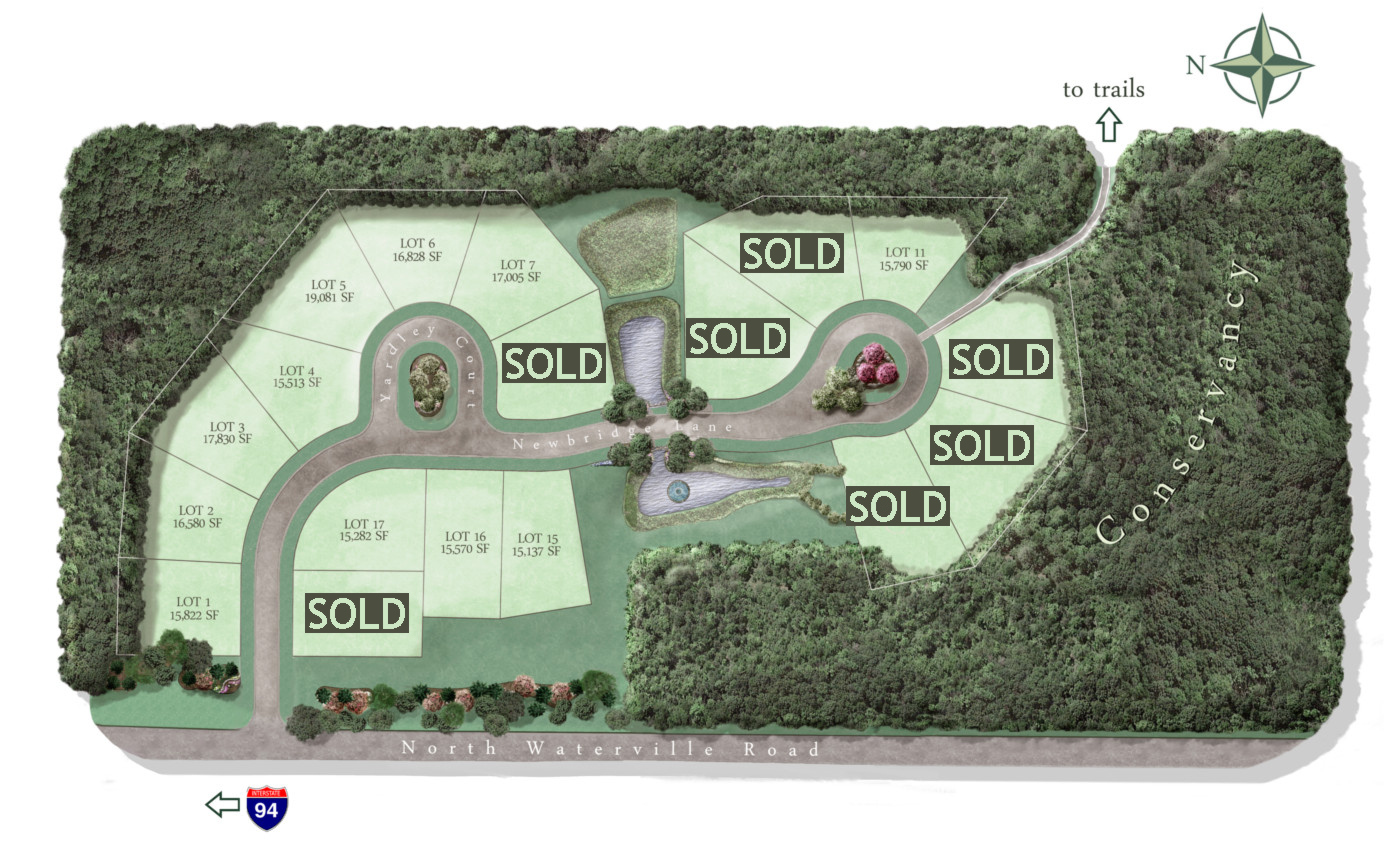 The subdivision has one access road, limiting traffic, and is maintained by the village of Summit.