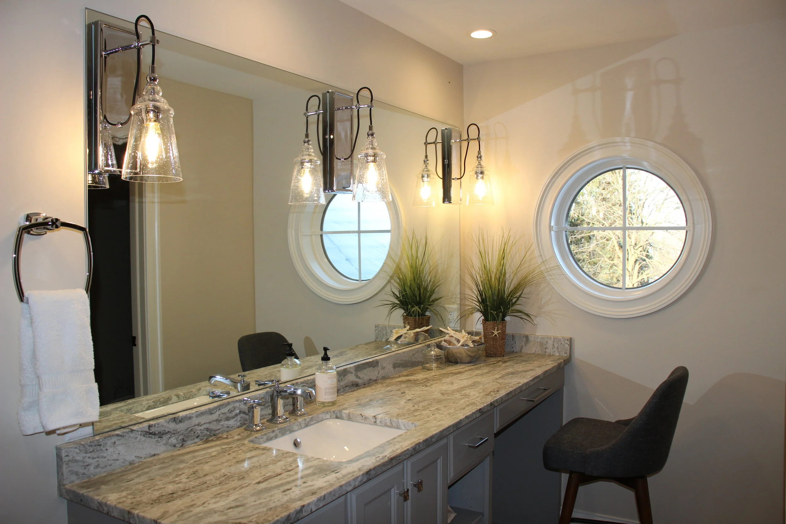 Vanity with natural light