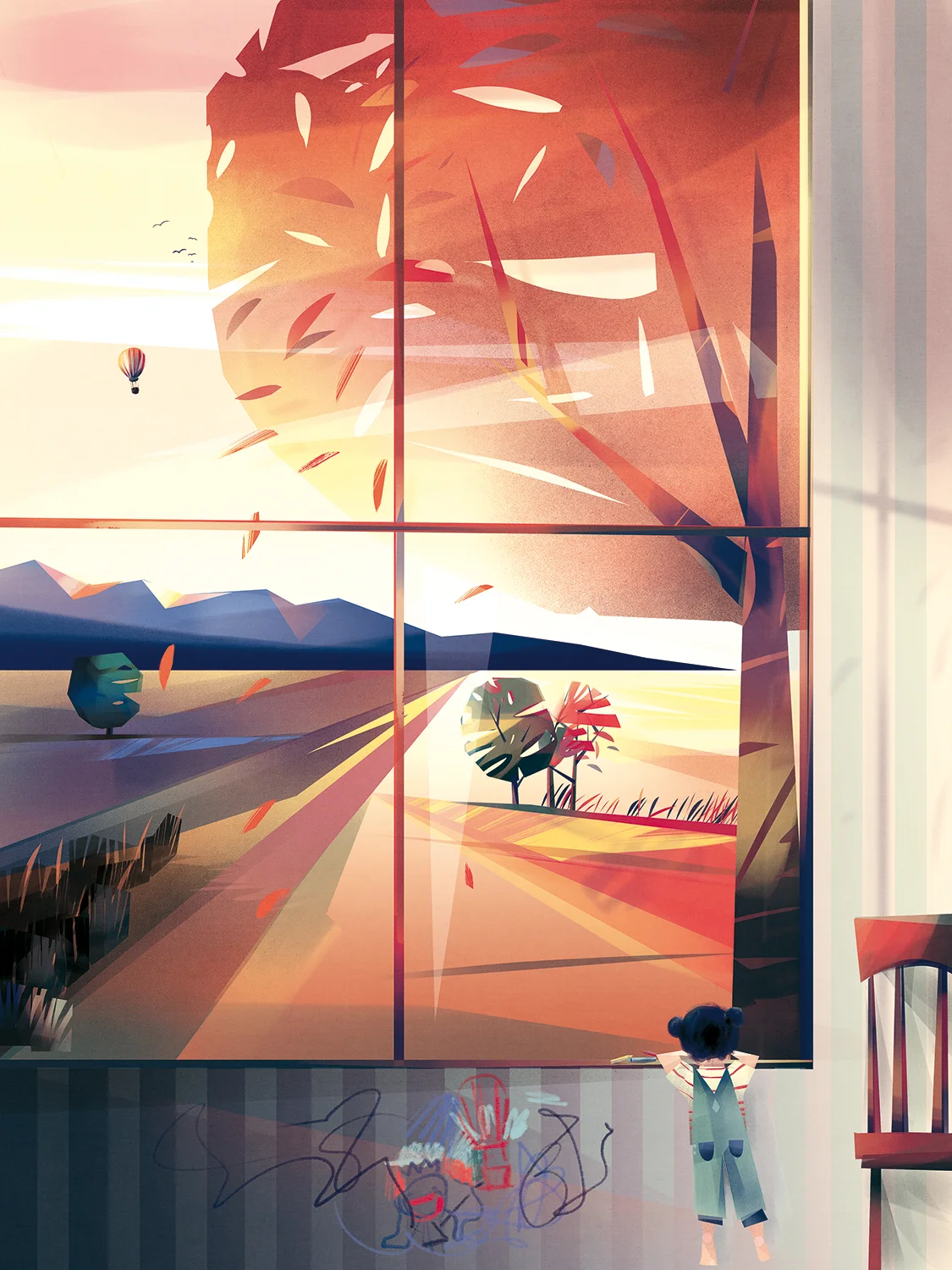 “Afternoon Fun” (Print)