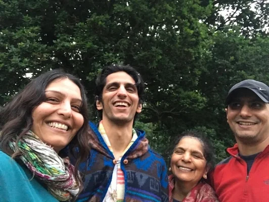 Selfie taken after evening mediation on Friday evening