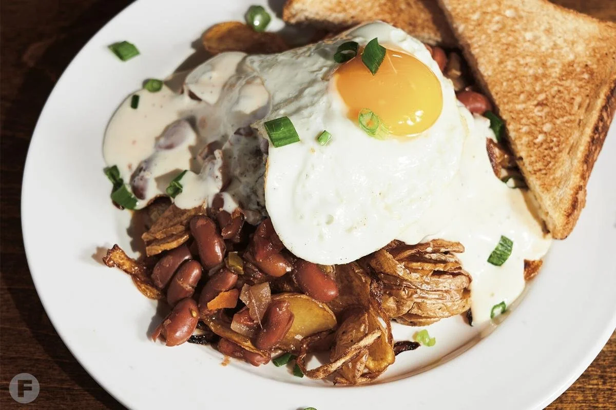 At The Crow’s Nest, you can find a vegetarian Slinger with a side of heavy metal