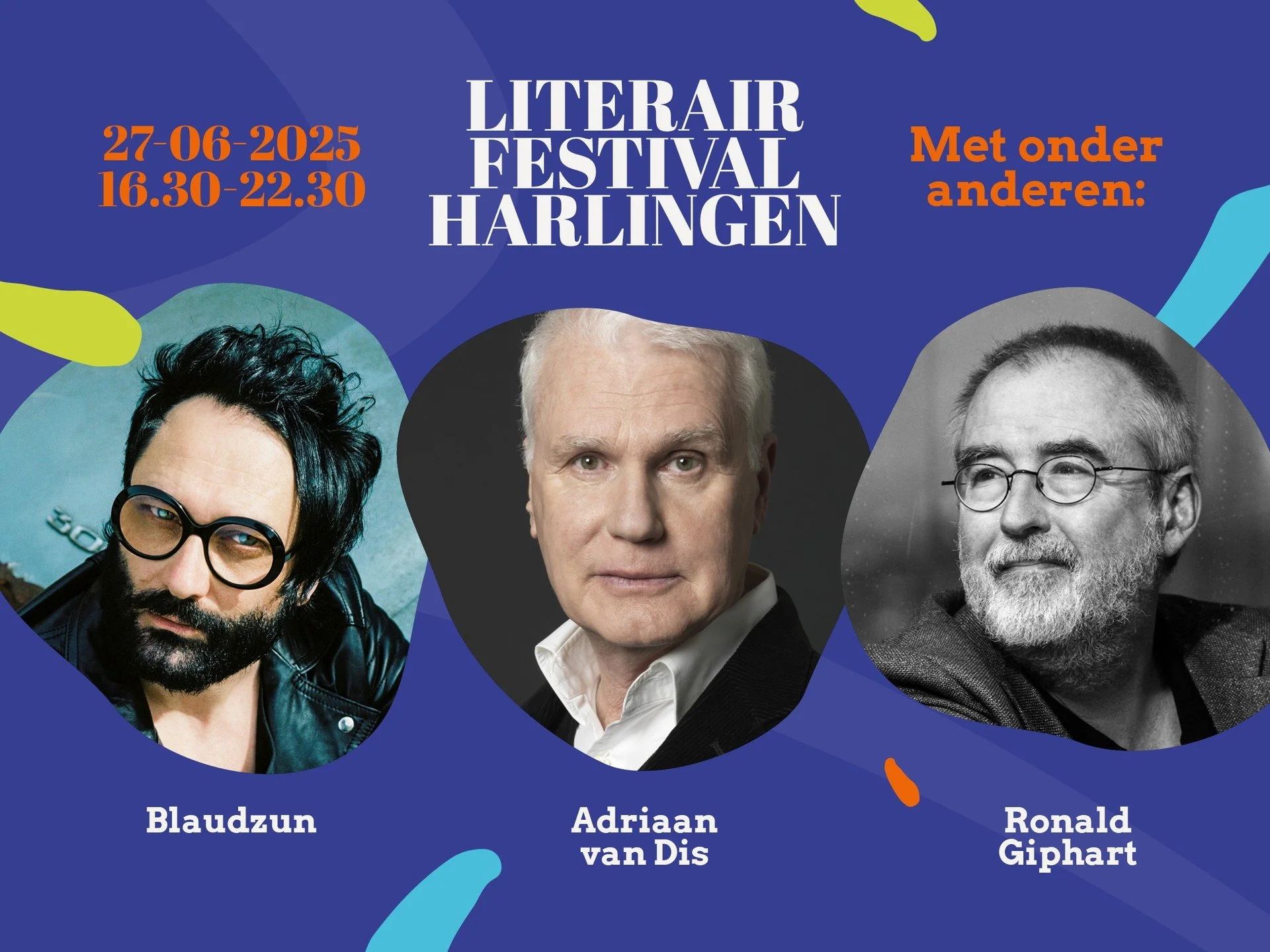 ☀ Optreden Literair Festival Harlingen! ☀
Komende vrijdag speel ik met Esker op het Literair Festival Harlingen ☀
Helemaal leuk want Adriaan van Dis, @ronald.giphart, @blaudzun, @rositasteenbeek en Arne van der Wal zijn er ook allemaal ☀
Heel veel