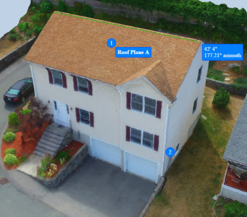 This photo shows the final 3D model processed through Scanifly3D.