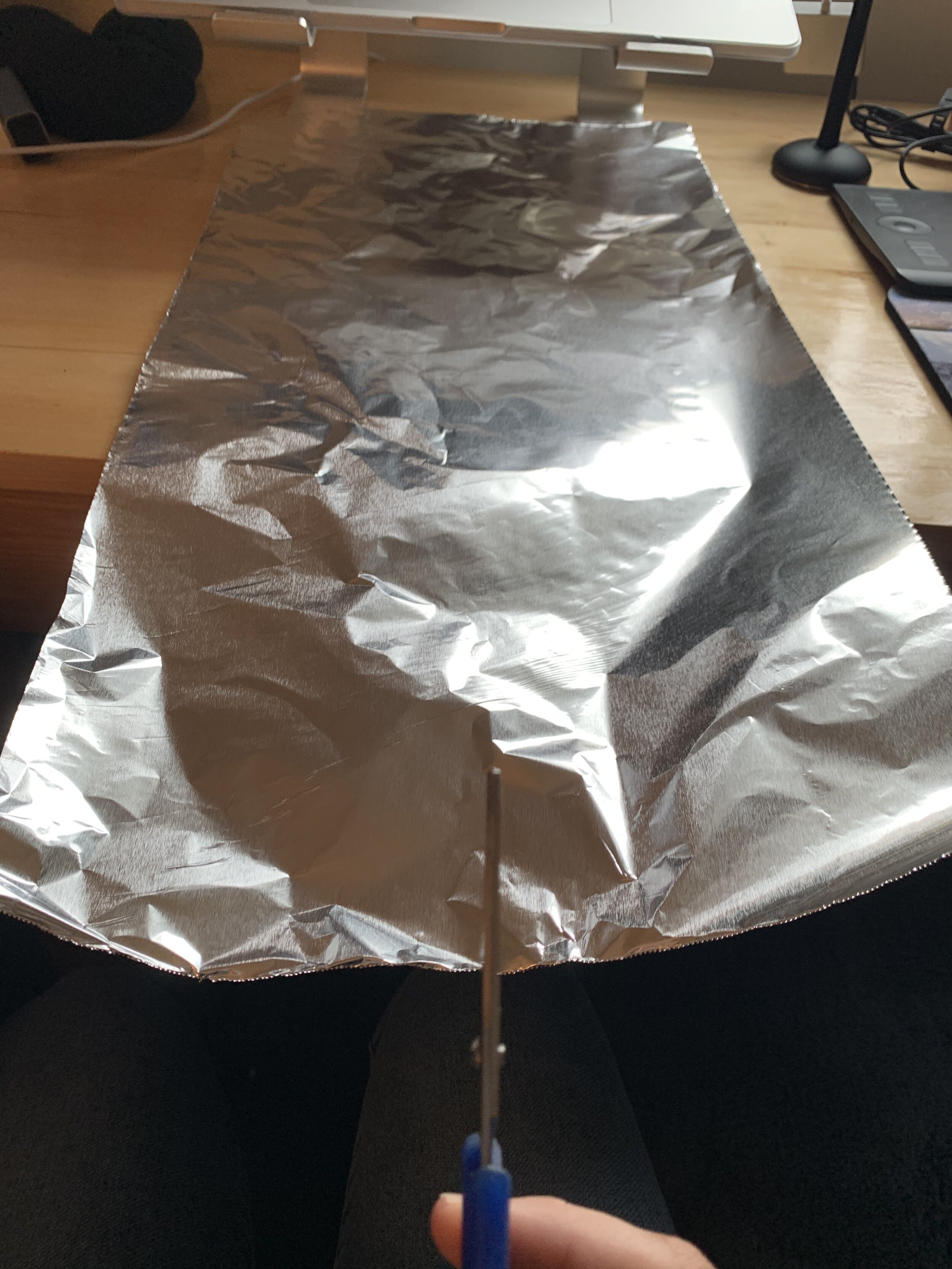 cut in half lengthwise