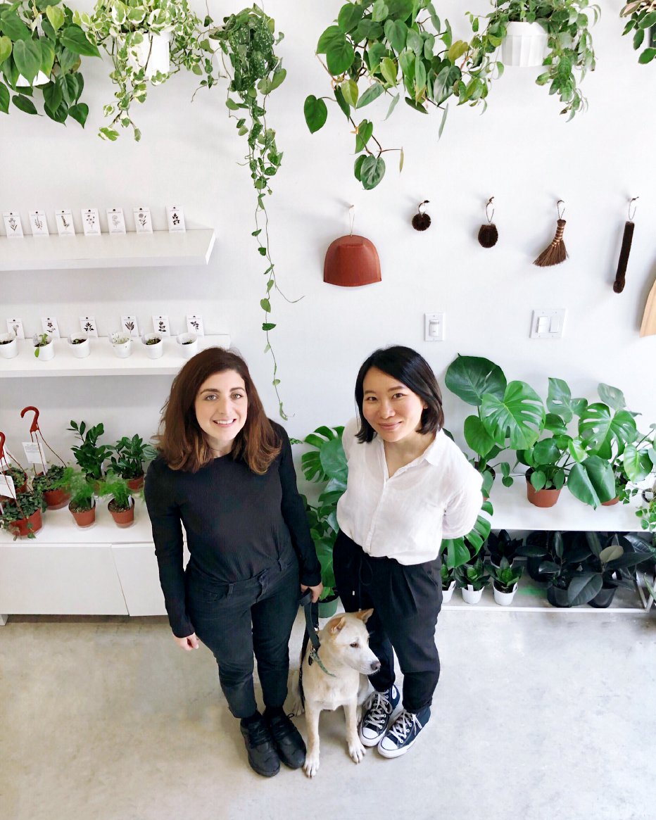 Source: @rt1home / Founder Rhiannon Taylor and collaborator Nozomi Morita, with rescue Koa.